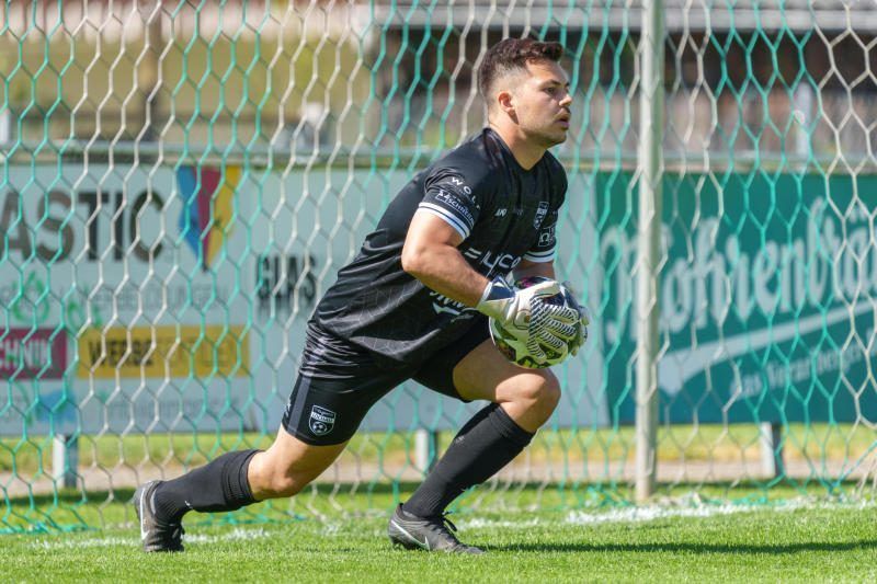 348 Minuten ohne Gegentor: Lochau Tormann Sandro Eichhübl.