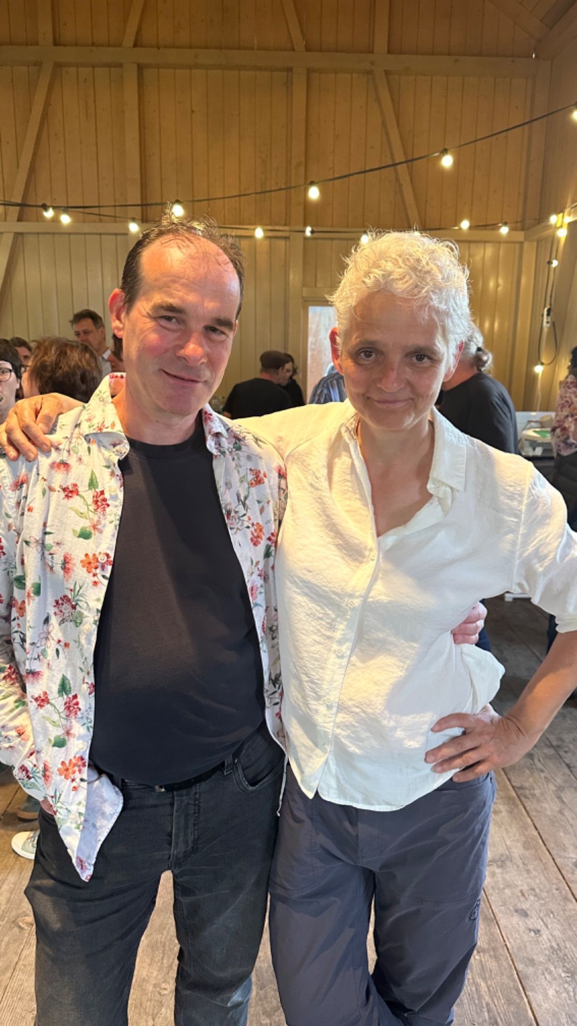 Arndt Rössler und Aleksandra Vohl leiteten die Tänze an.