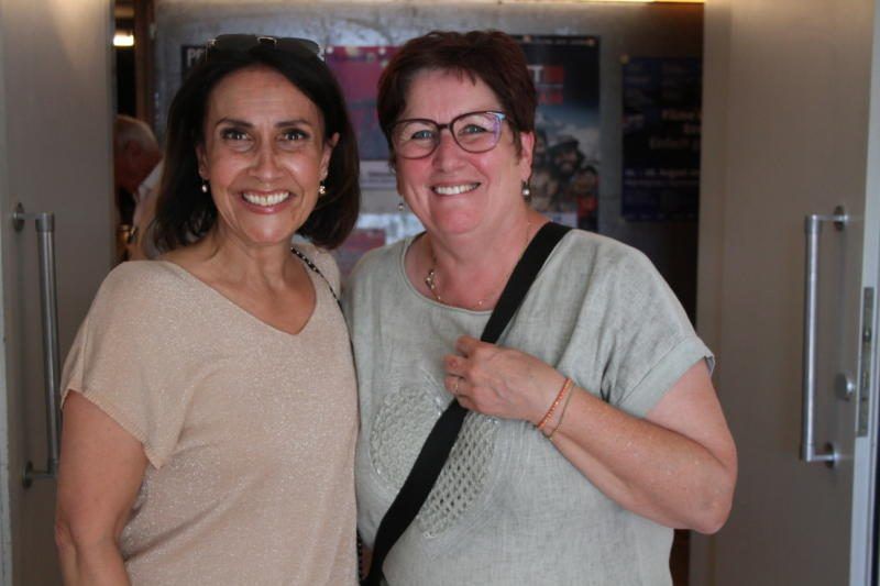 Manuela Konzett (l.) und Anita Müller waren auch mit an Bord.