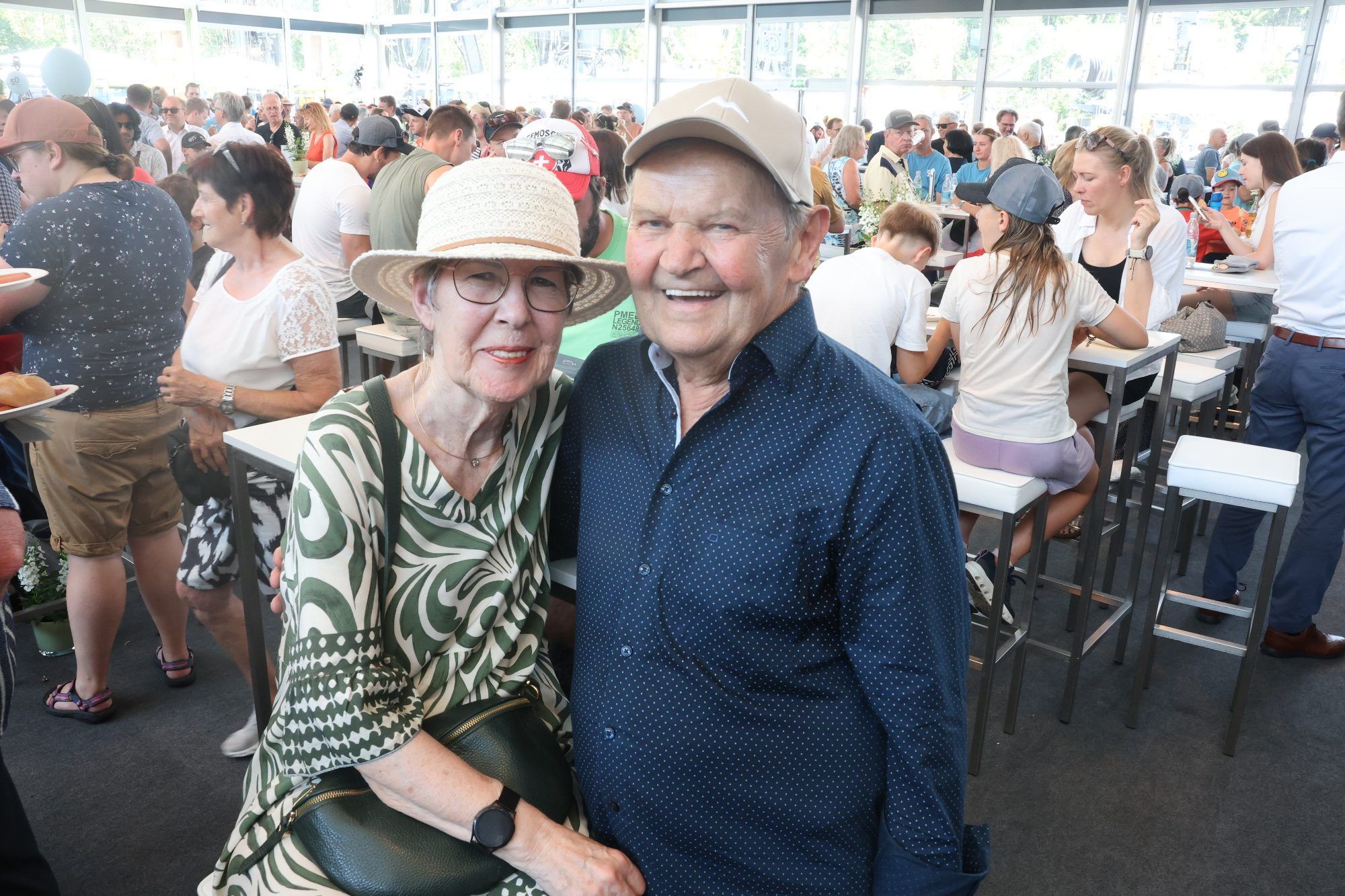 Besucherduo Margit und Stefan Albrecht.
