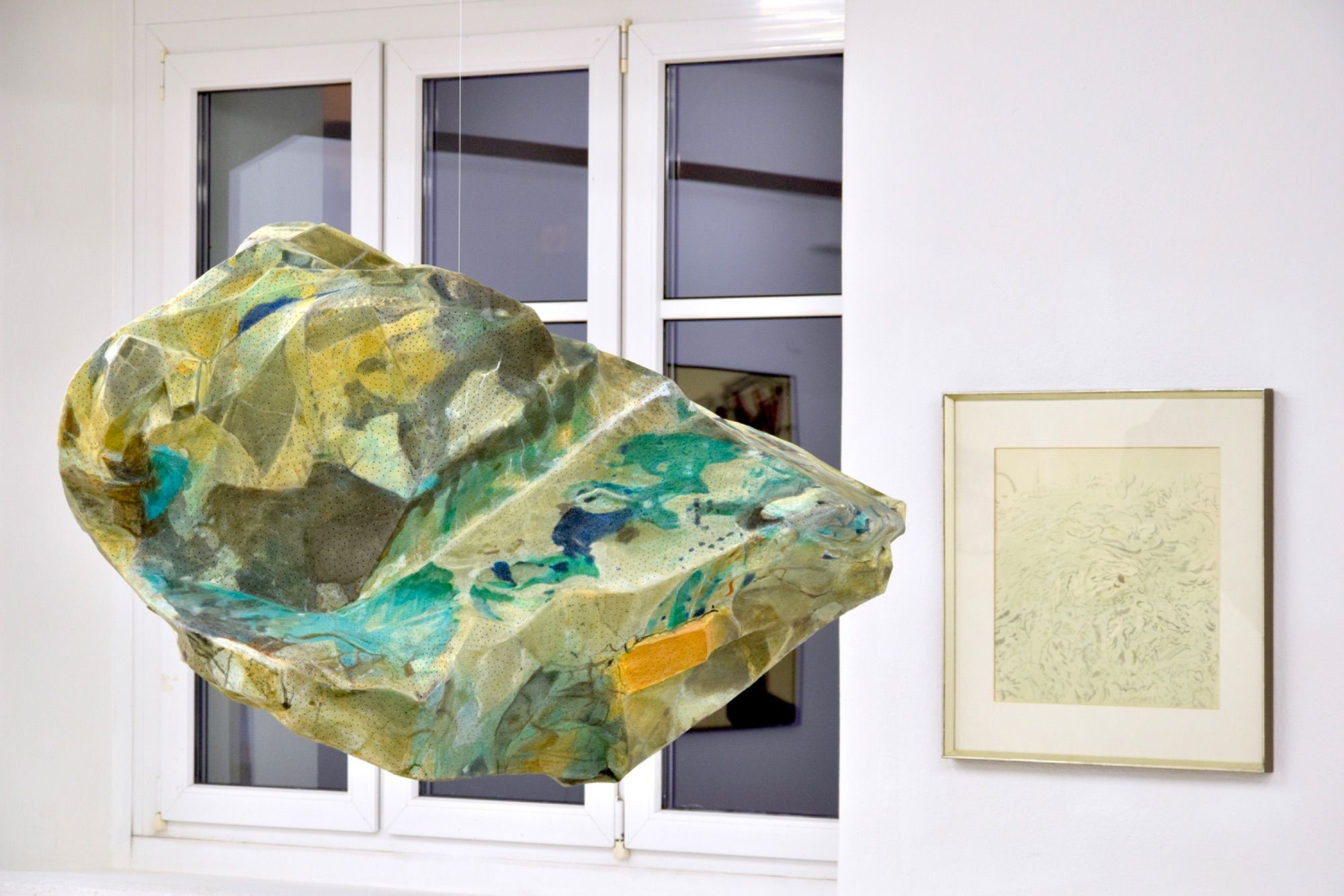 Arbeiten in der Ausstellung 
