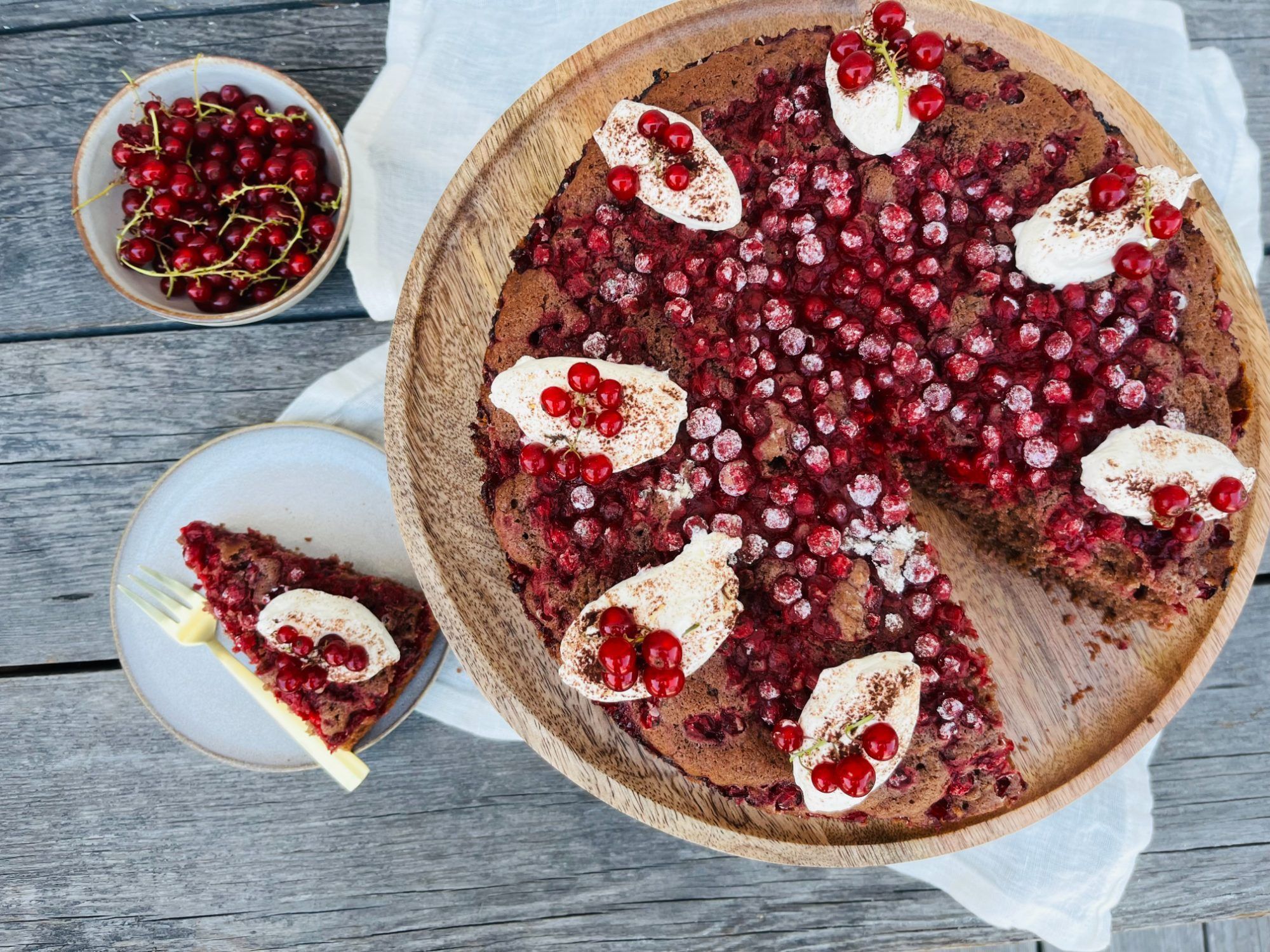 Schoko-Johannisbeer-Kuchen