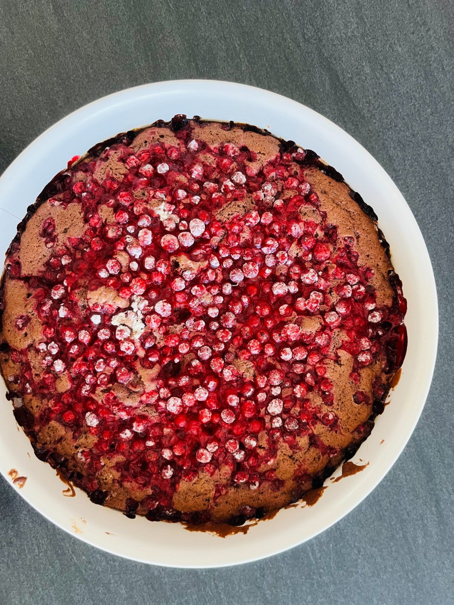 Schoko-Johannisbeer-Kuchen