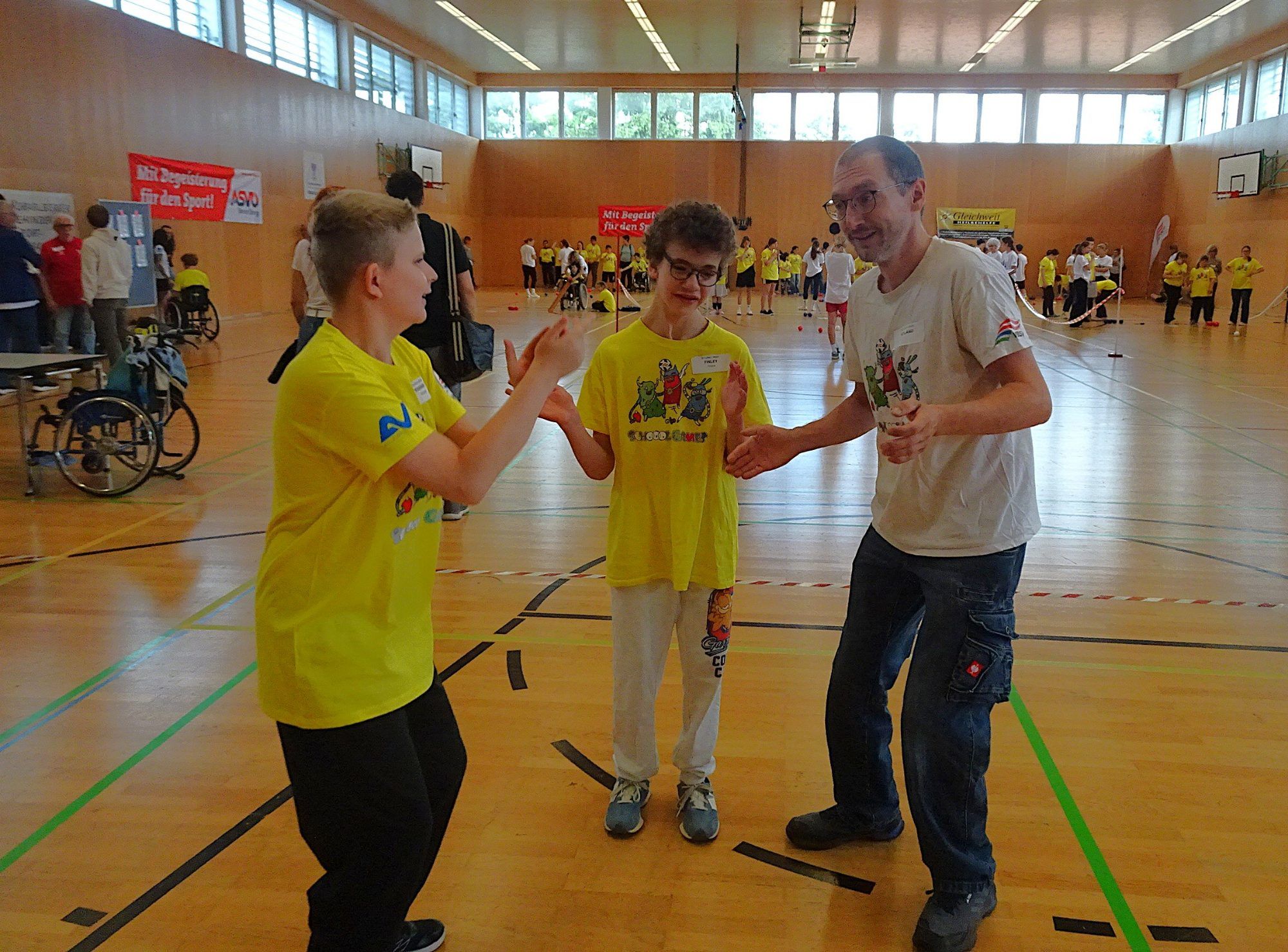 Anfeuern, mitfiebern und gemeinsam jubeln – die Stimmung bei den School Games war ausgezeichnet.