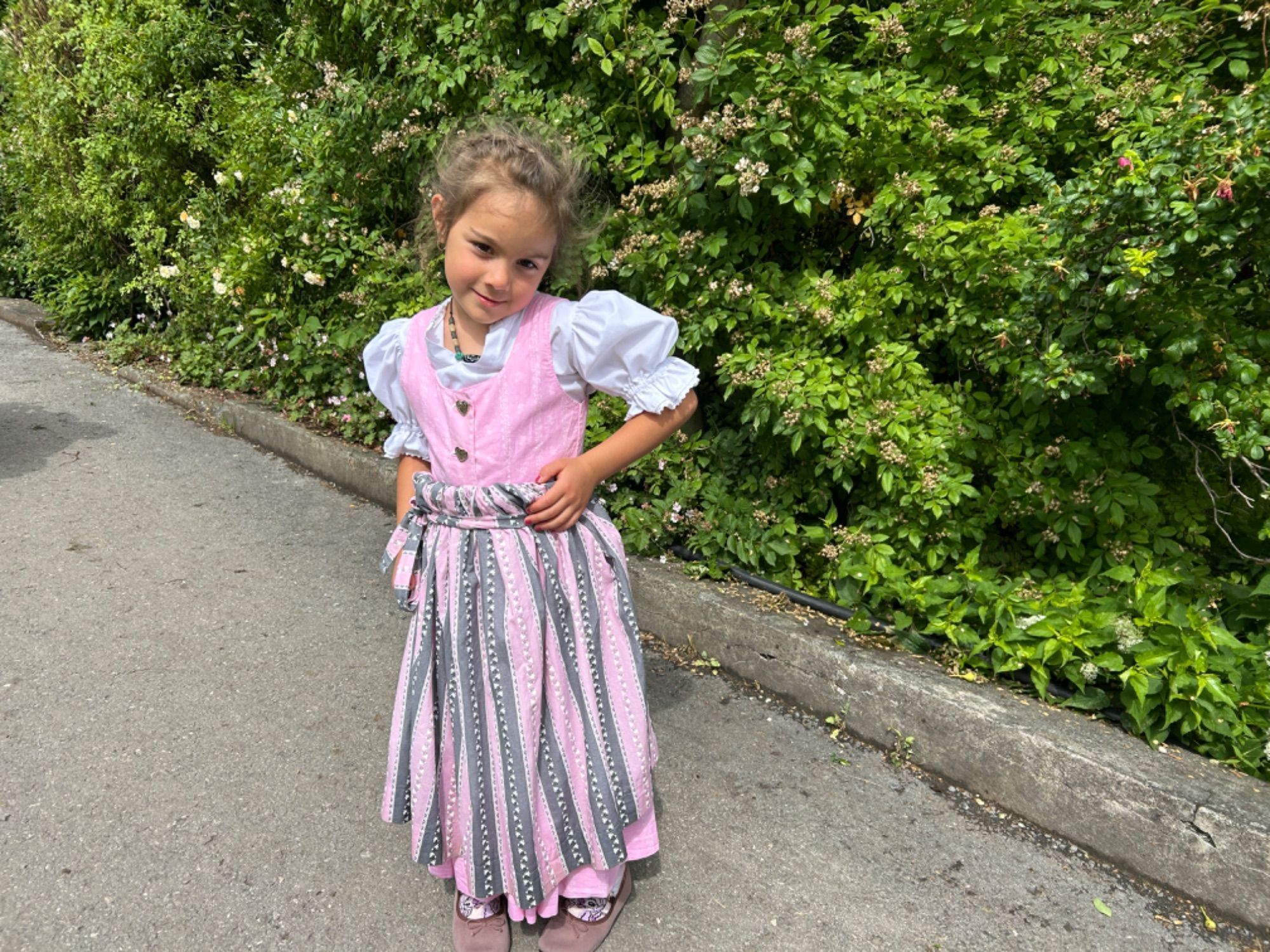Auch die kleine Paula hatte sich für diesen Tag extra hübsch gemacht.