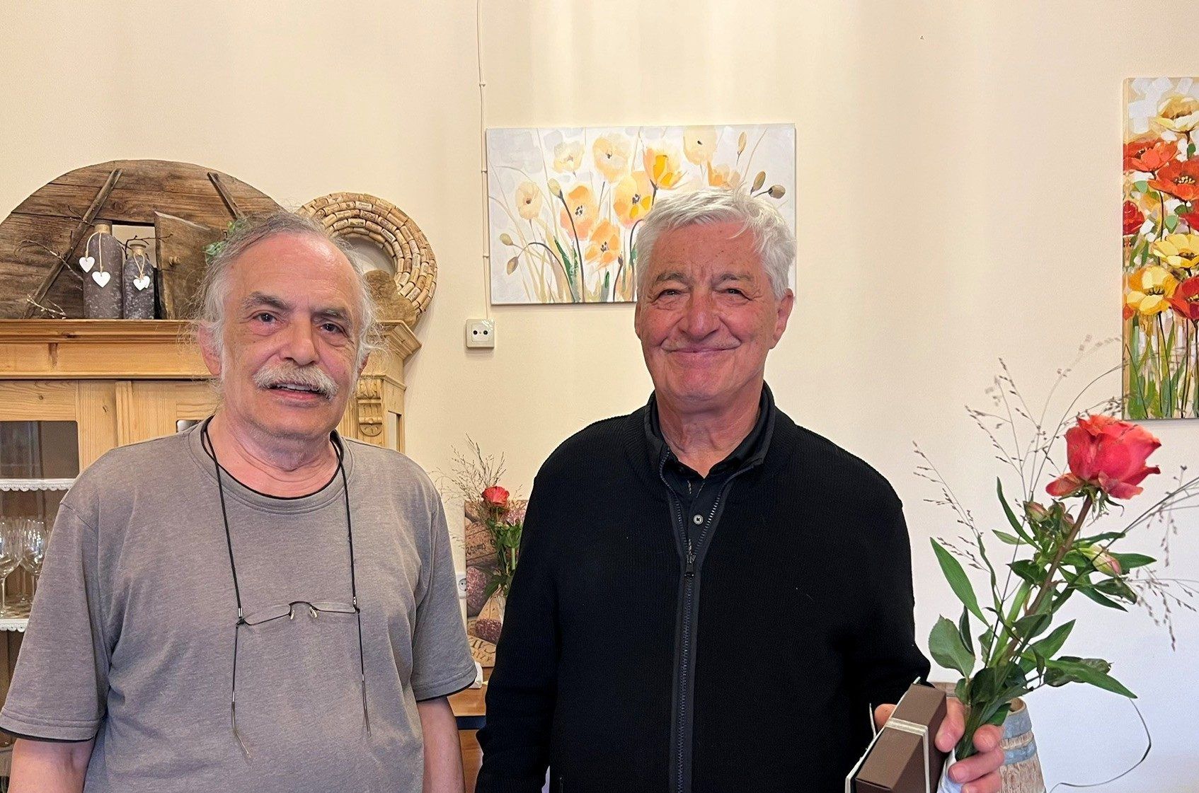 Wolfgang Tschallener und Anton Kühpacher.