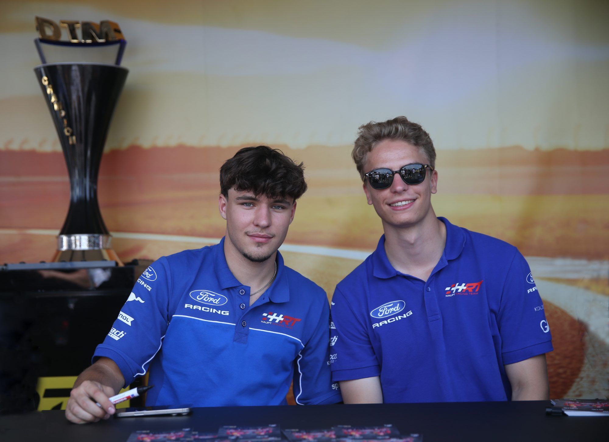 Das Fahrerduo Kiano Blum und Niklas Kalus (rechts) ©Jörg Schreiber