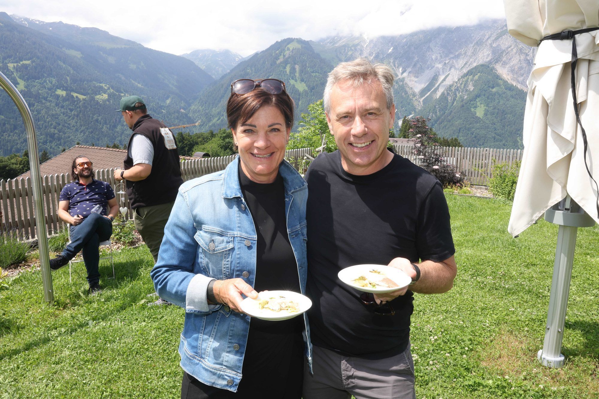 Silke und Ernst Seidl feierten ihren Hochzeitstag.