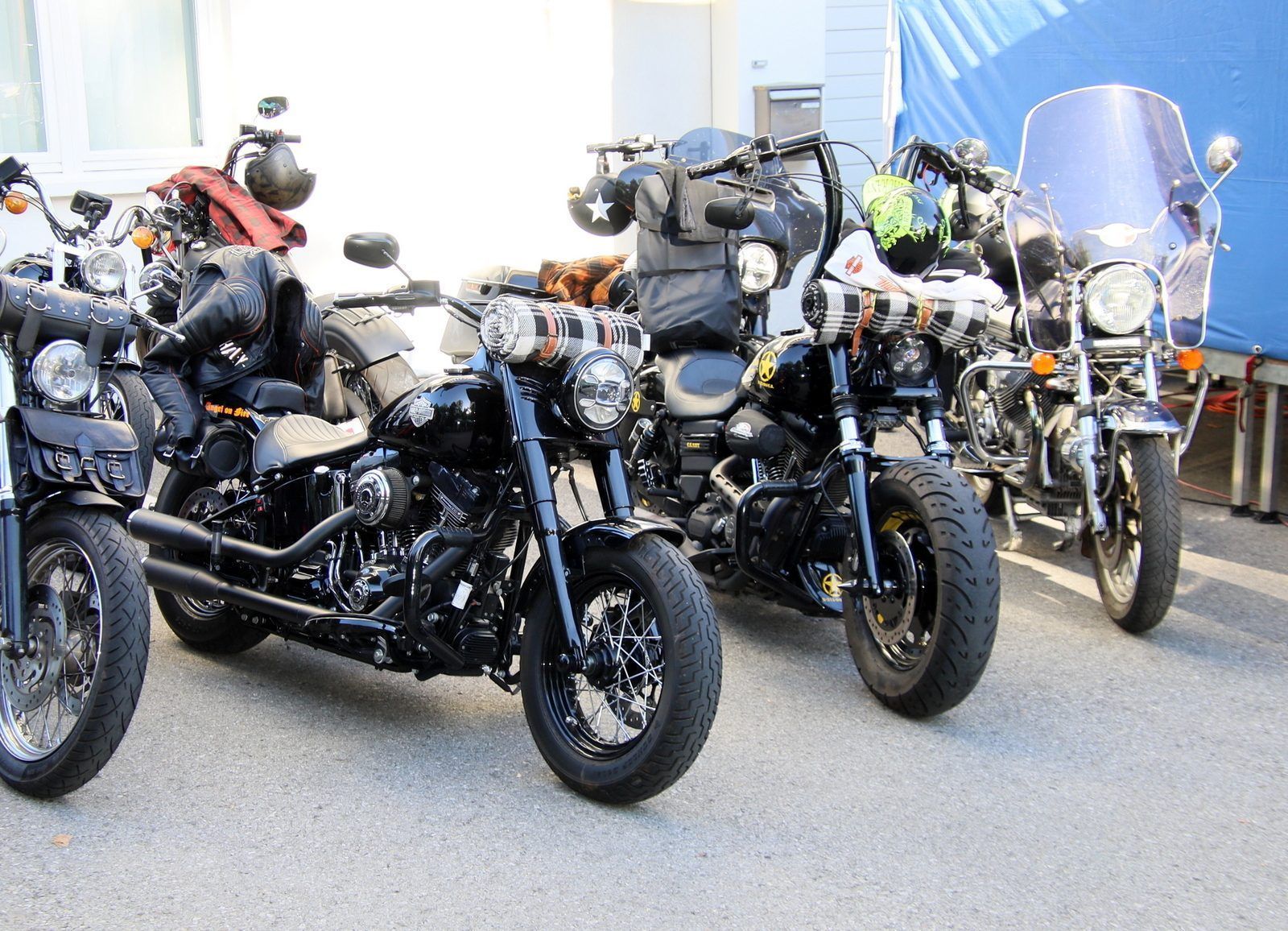 Noch sind die Motorräder unterwegs