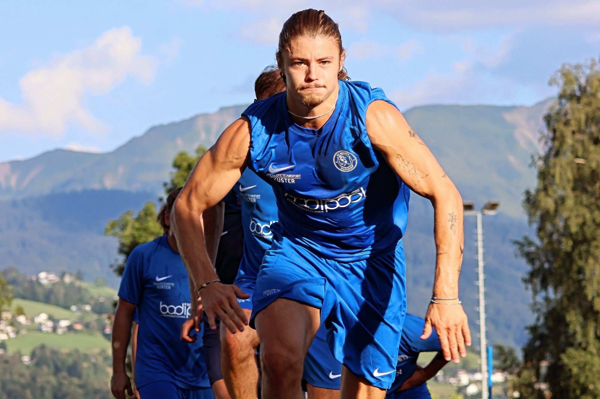 Die Kampfmannschaft (im Bild Noah Fehn) ist mit viel Motivation in die Vorbereitung auf die Eliteliga-Saison gestartet.