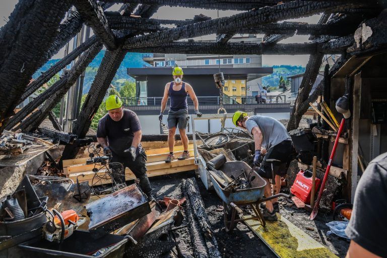 Eine Brandruine und Millionenschaden in Dornbirn: Wie es nun weitergeht