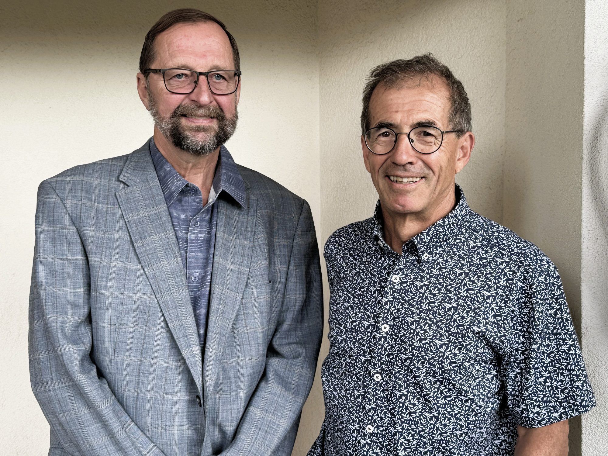 Im Gespräch: Die Mediziner Alois Kolorz und Peter Pircher.