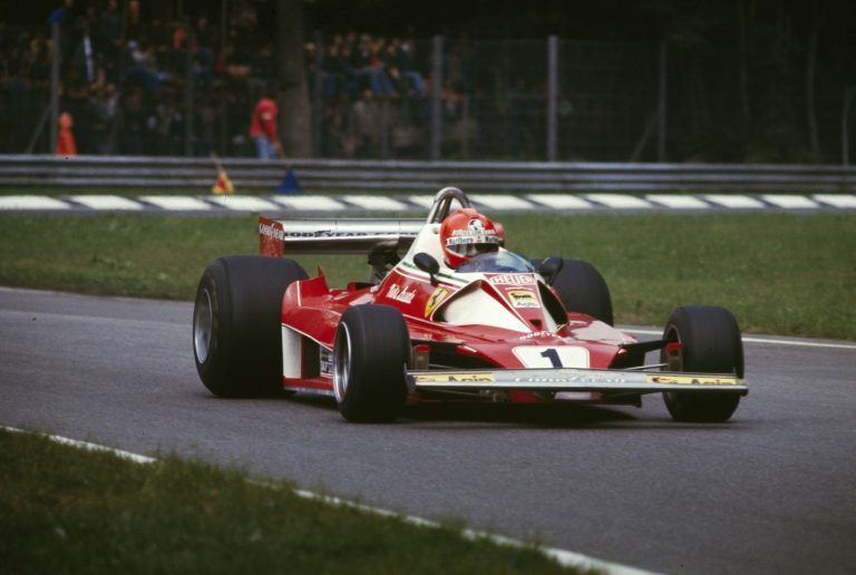 12. Sept. 1976 | Grand Prix Italien in Monza | Rückkehr von Niki Lauda nach seinem Unfall vor sechs Wochen | Ferrari 312T2