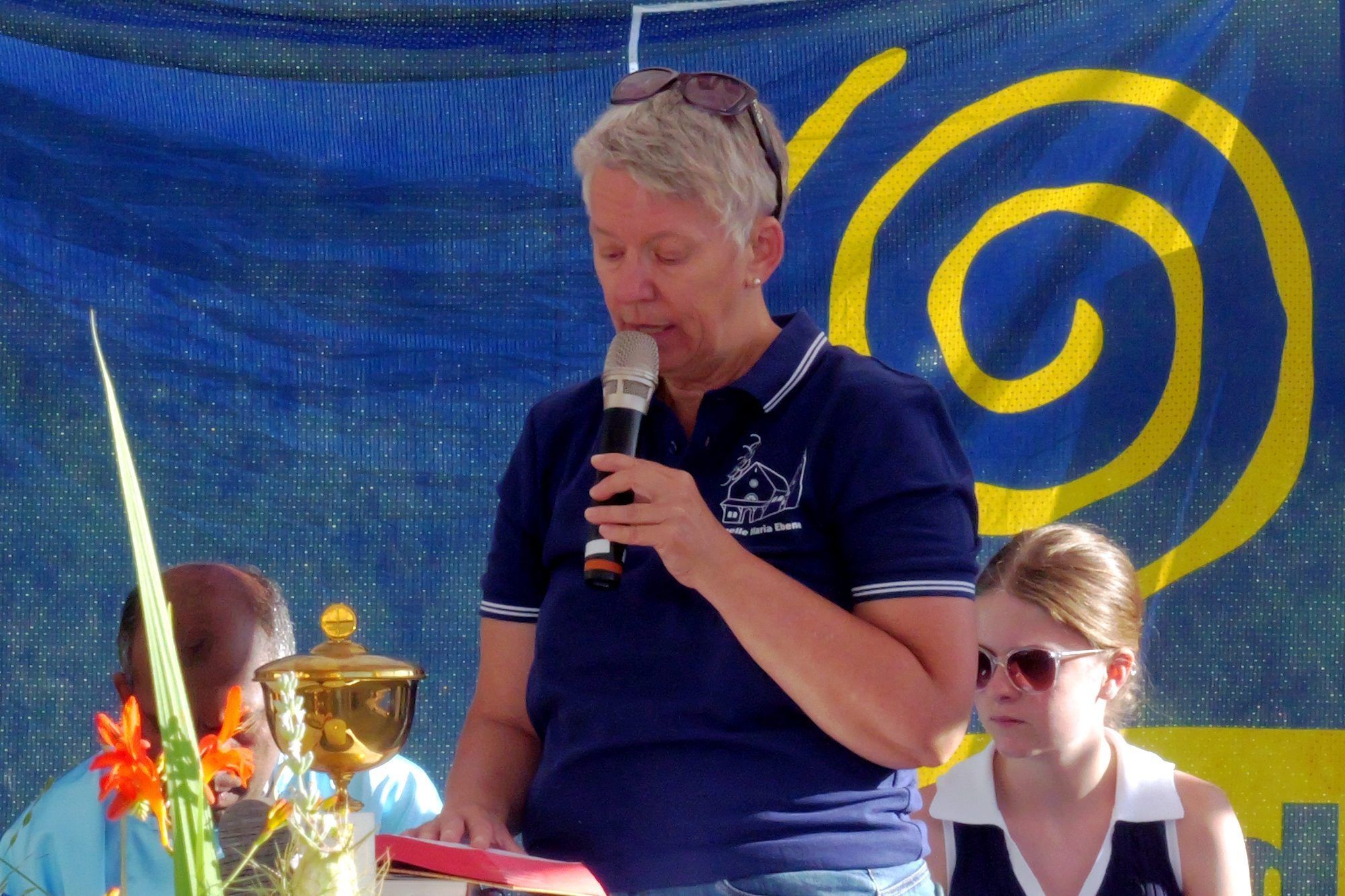 Friederike Egle brachte Fürbitten zum 200-jährigen Jubiläum der Kapelle vor.