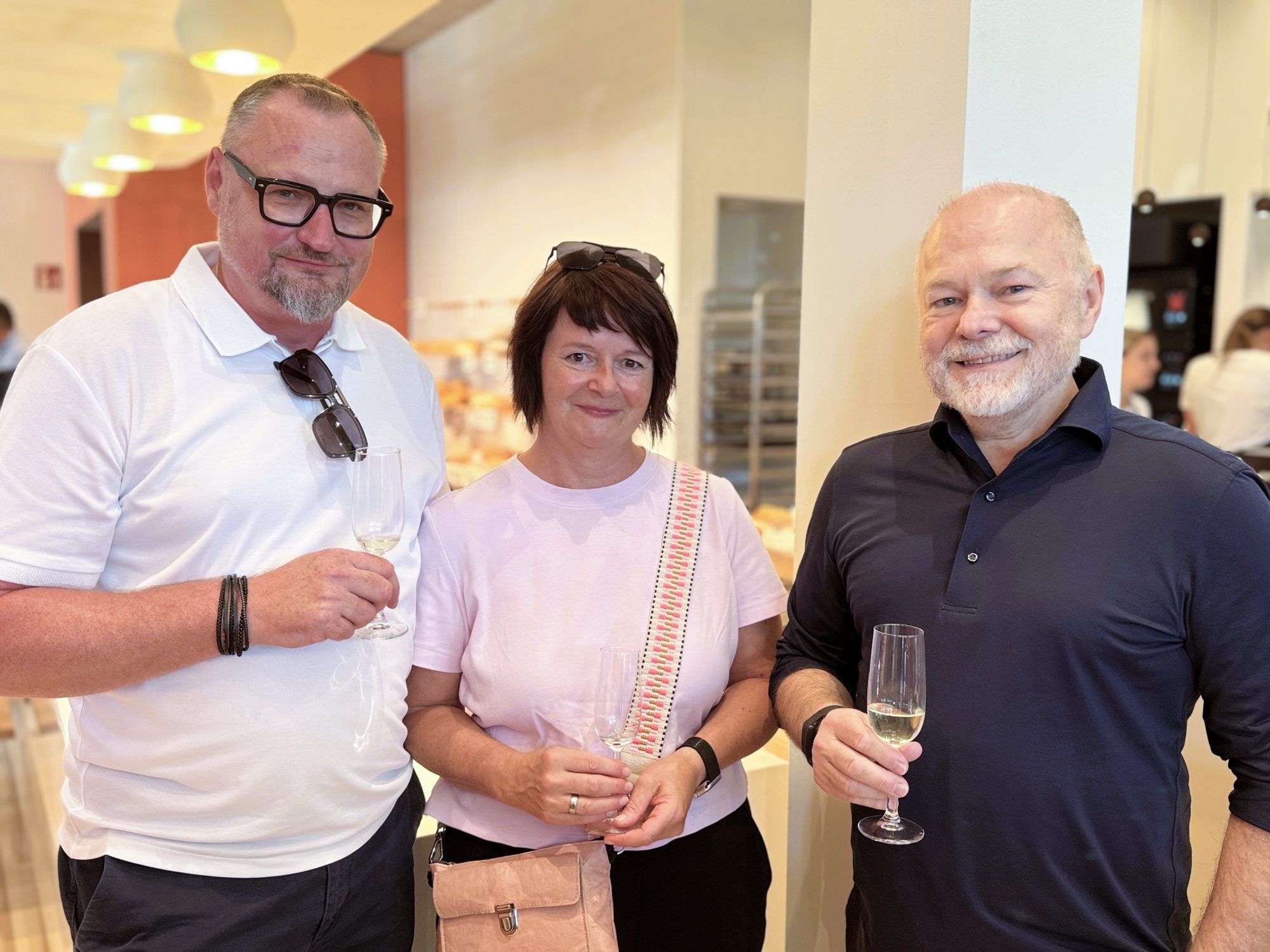 Angelika und Manfred Summer mit Harald Künzle (Fa. Reiter Design).