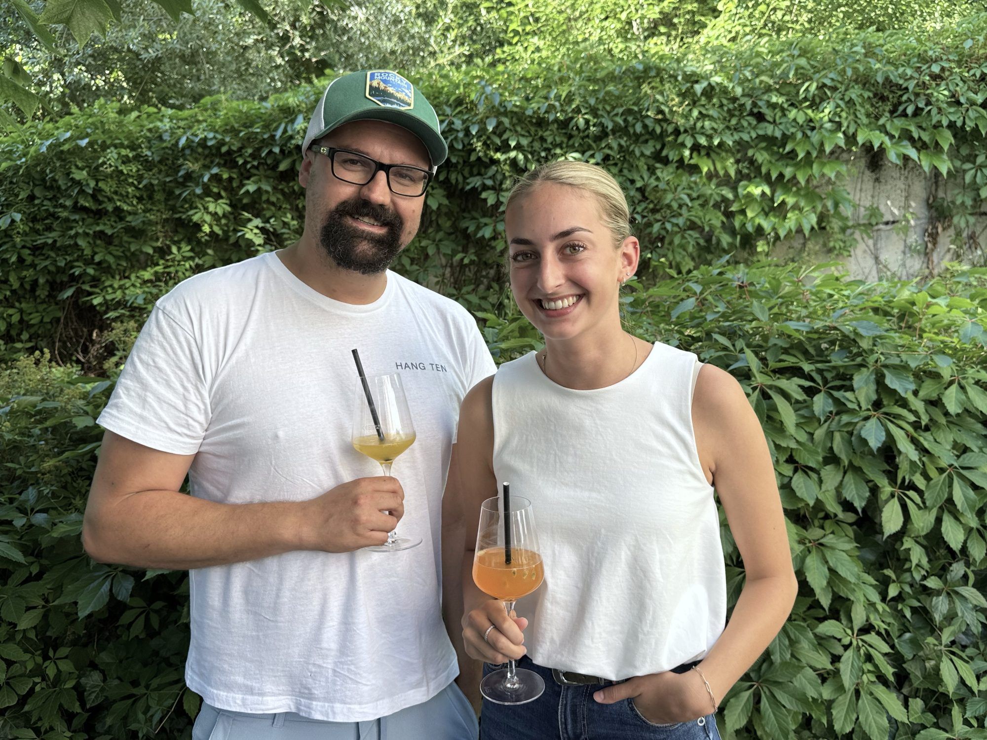 Daniel Mähr und Pia Scheffknecht genossen den Abend.