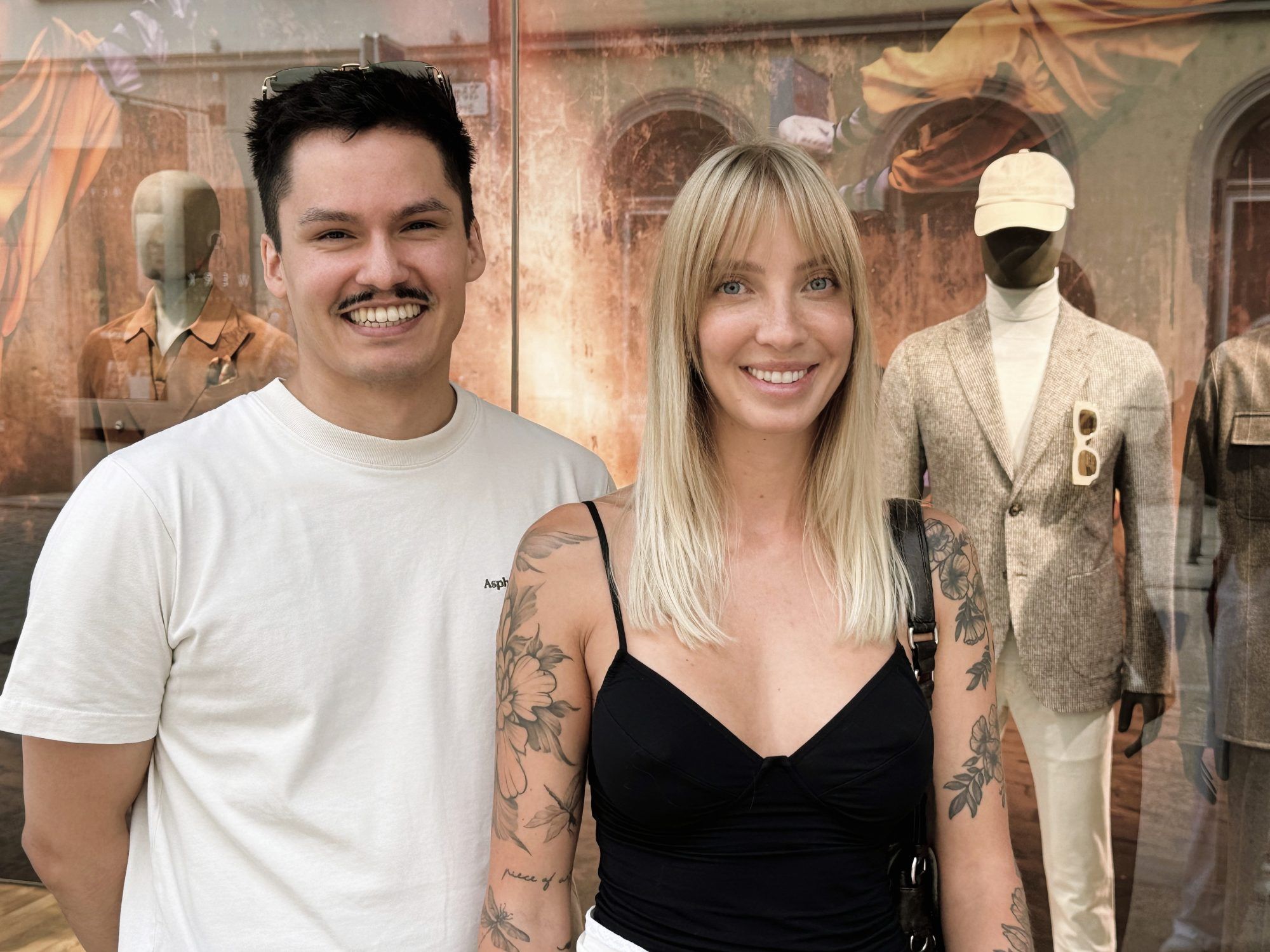 Producer Michael Peralta-Medina und Fotografin Vanessa Vittorelli.