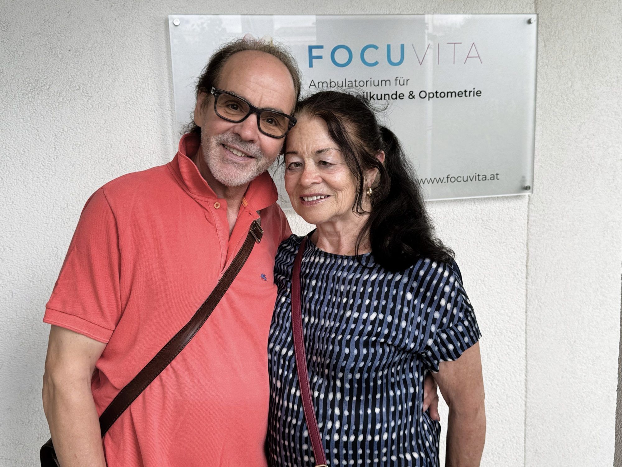 Medizinerin Dagmar Hampl-Scherer mit Andreas.