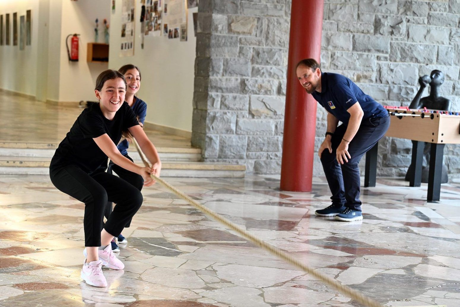 Ob auf dem Sportplatz oder im Schulhaus – beim Sportfest war überall Bewegung angesagt.