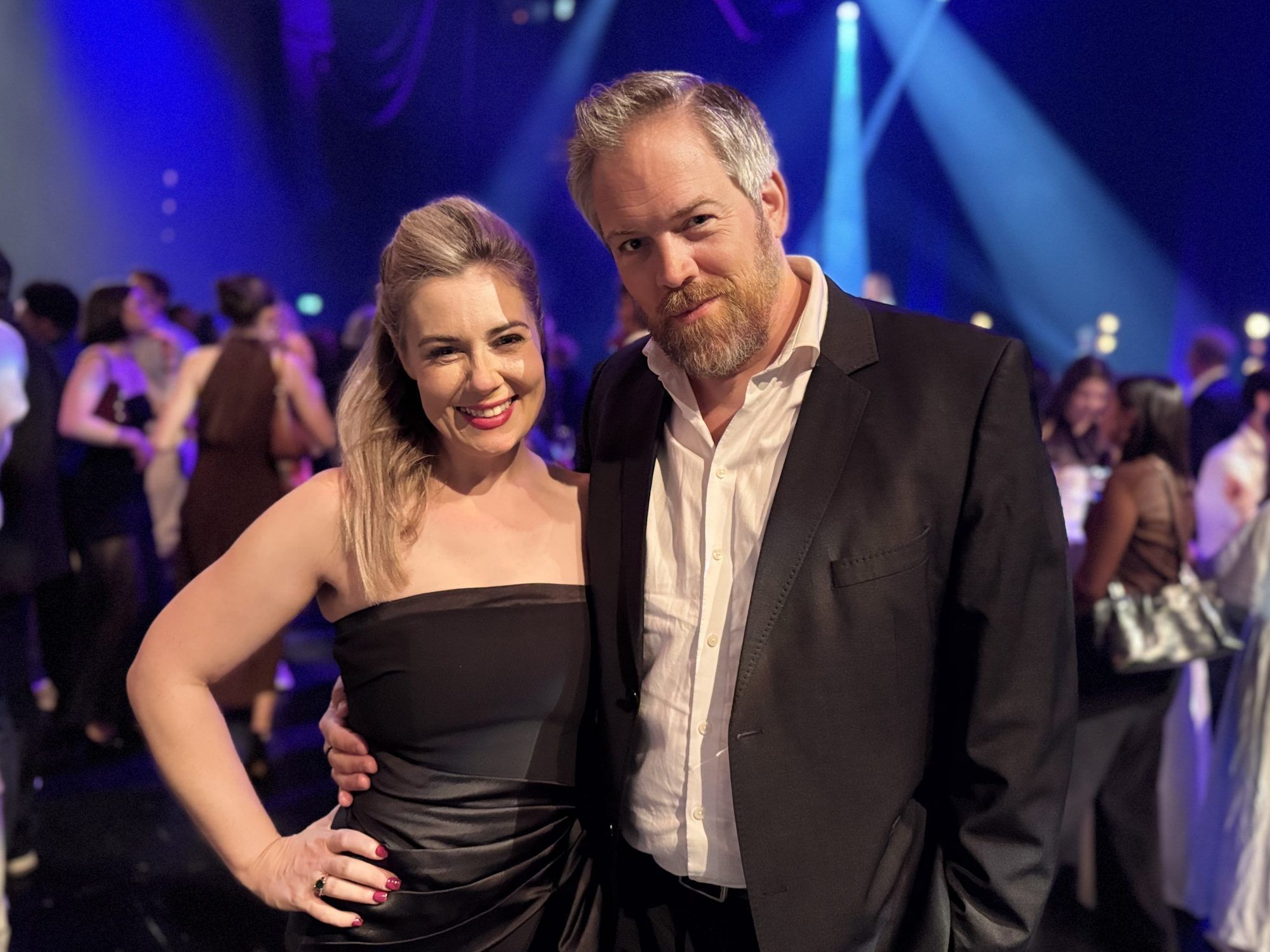 Mezzosopranistin Angela Simkin und Bariton Audum Iversen.