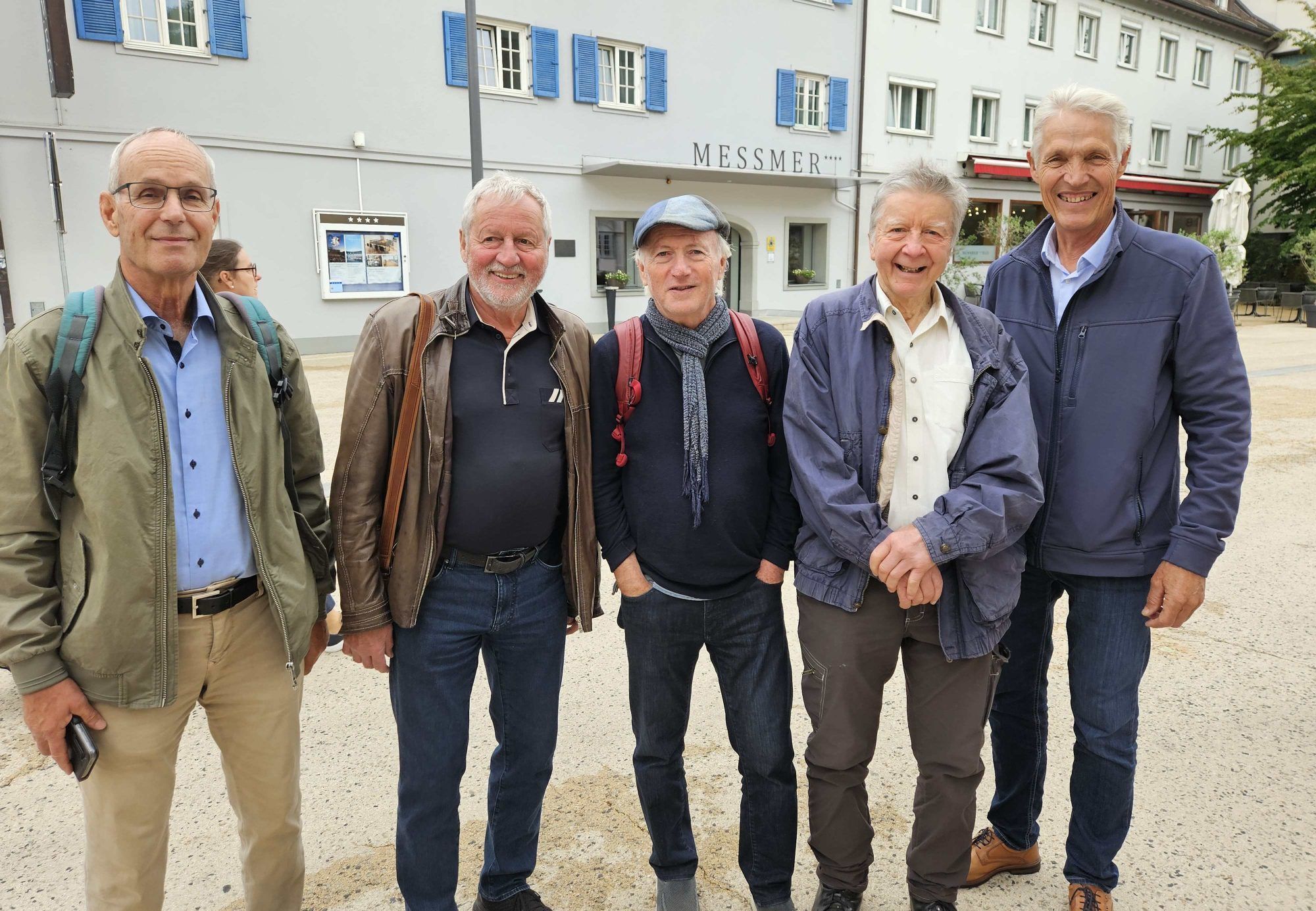 Hugo Fend, Bruno Halder, Stefan Allgäuer, Rainer Hämmerle und Bertram Sonderegger.