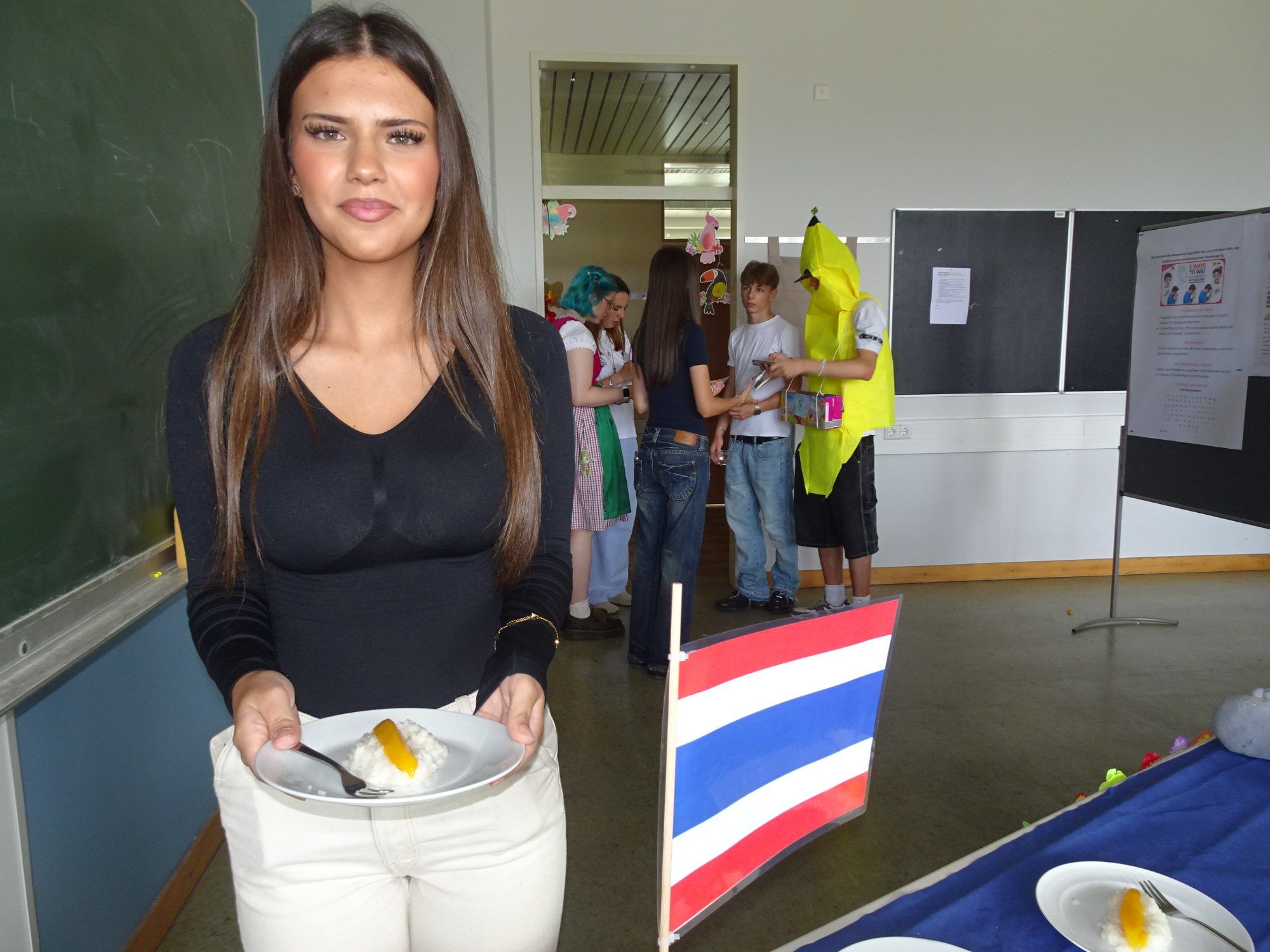 Ecrin servierte thailändische Köstlichkeiten.