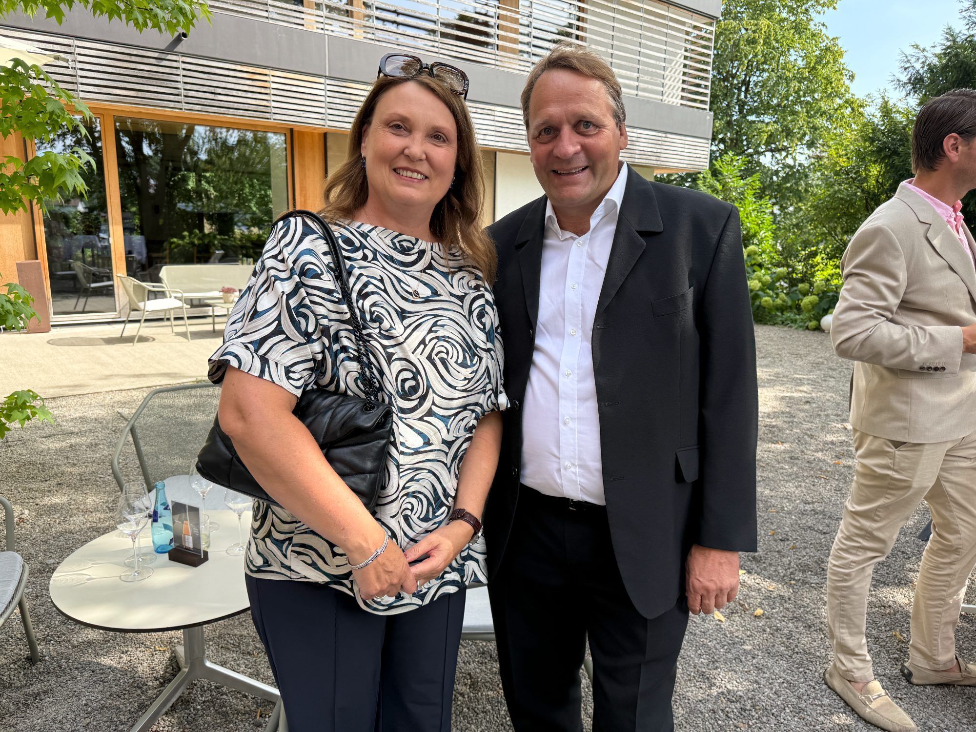 Daniela und Martin Hofer genossen den Abend