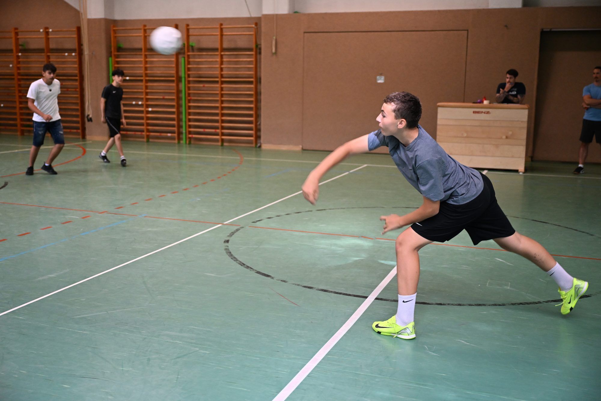 Die Völkerballturniere waren die einzigen Bewerbe des Sportfestes mit Wertung.
