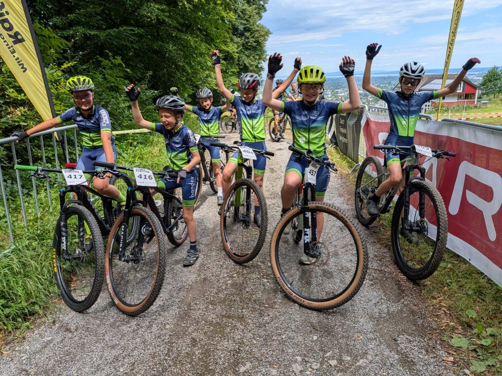 Jubel beim MTB Hohenems. VEREIN