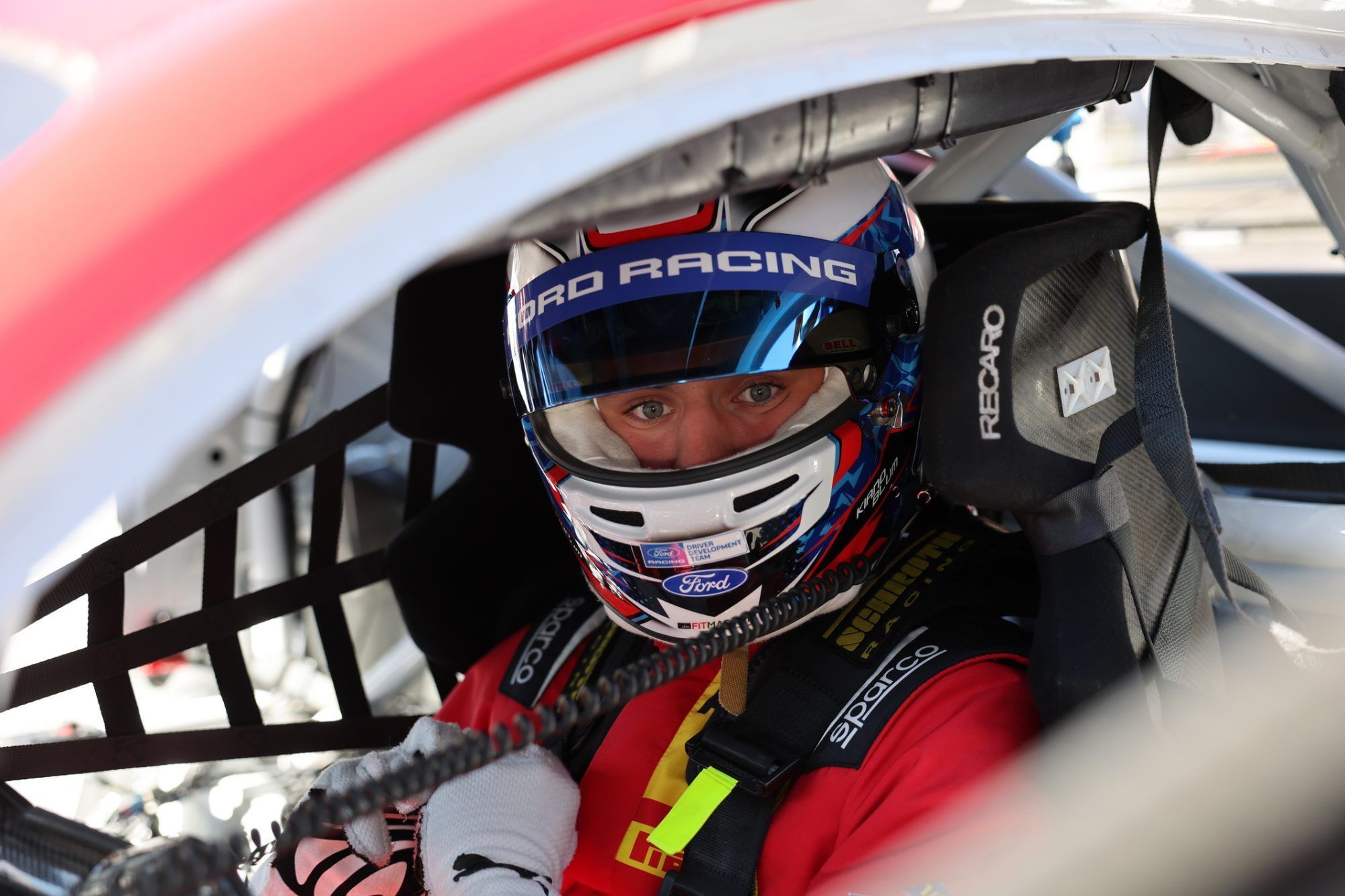Hier im Cockpit  fühlst Kiano Blum wohl ©Manfred Noger