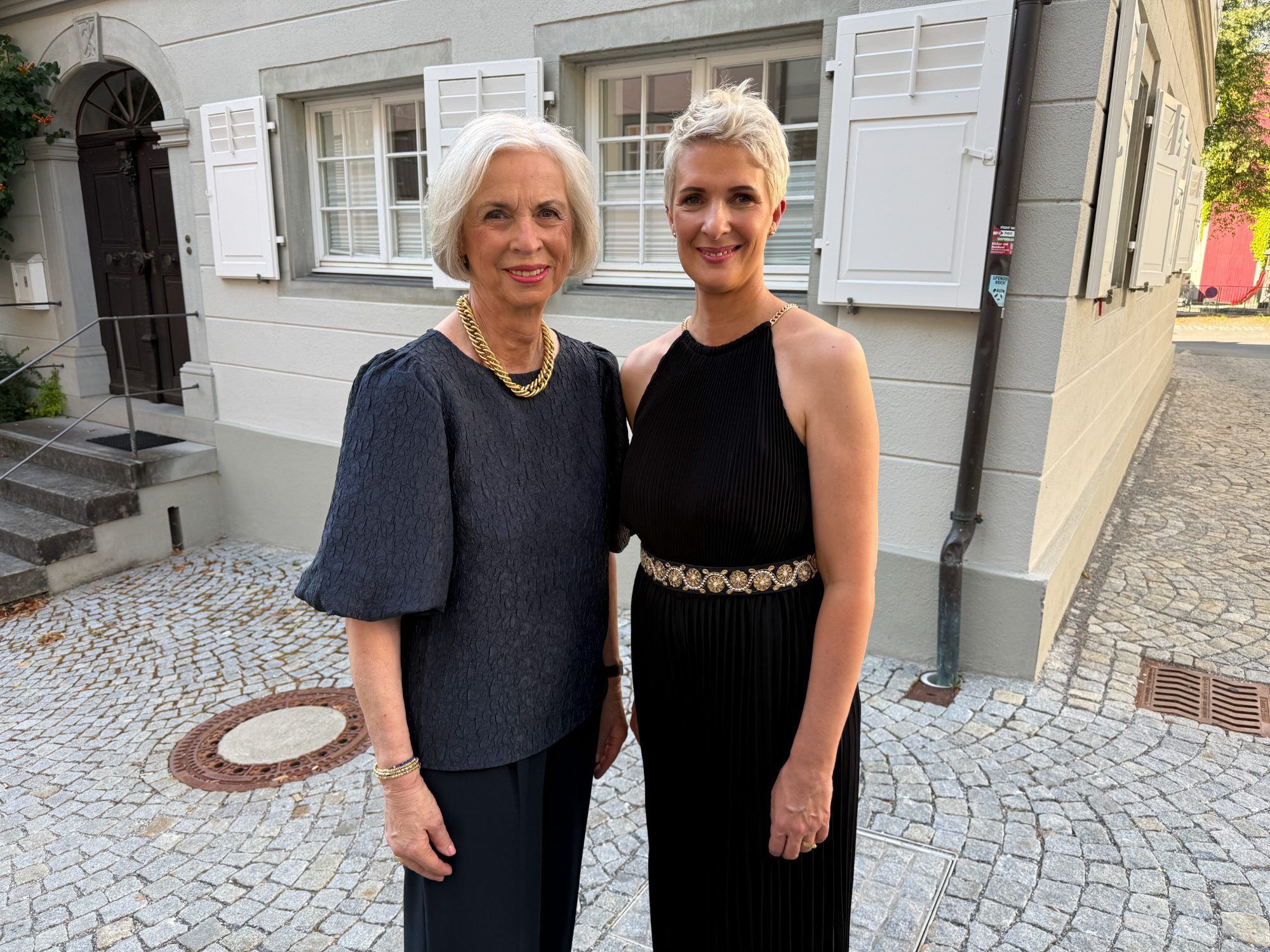 Gremialobfrau Marion Bär-Beer (re) kam mit Mama Ines