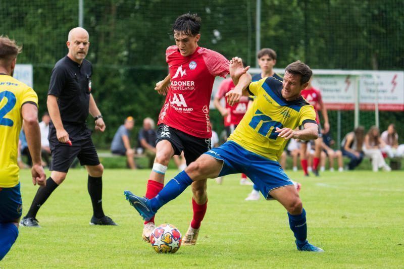 Manuel Sutter spielt im Rheindelta in Fußach. VN-STIPLOVSEK
