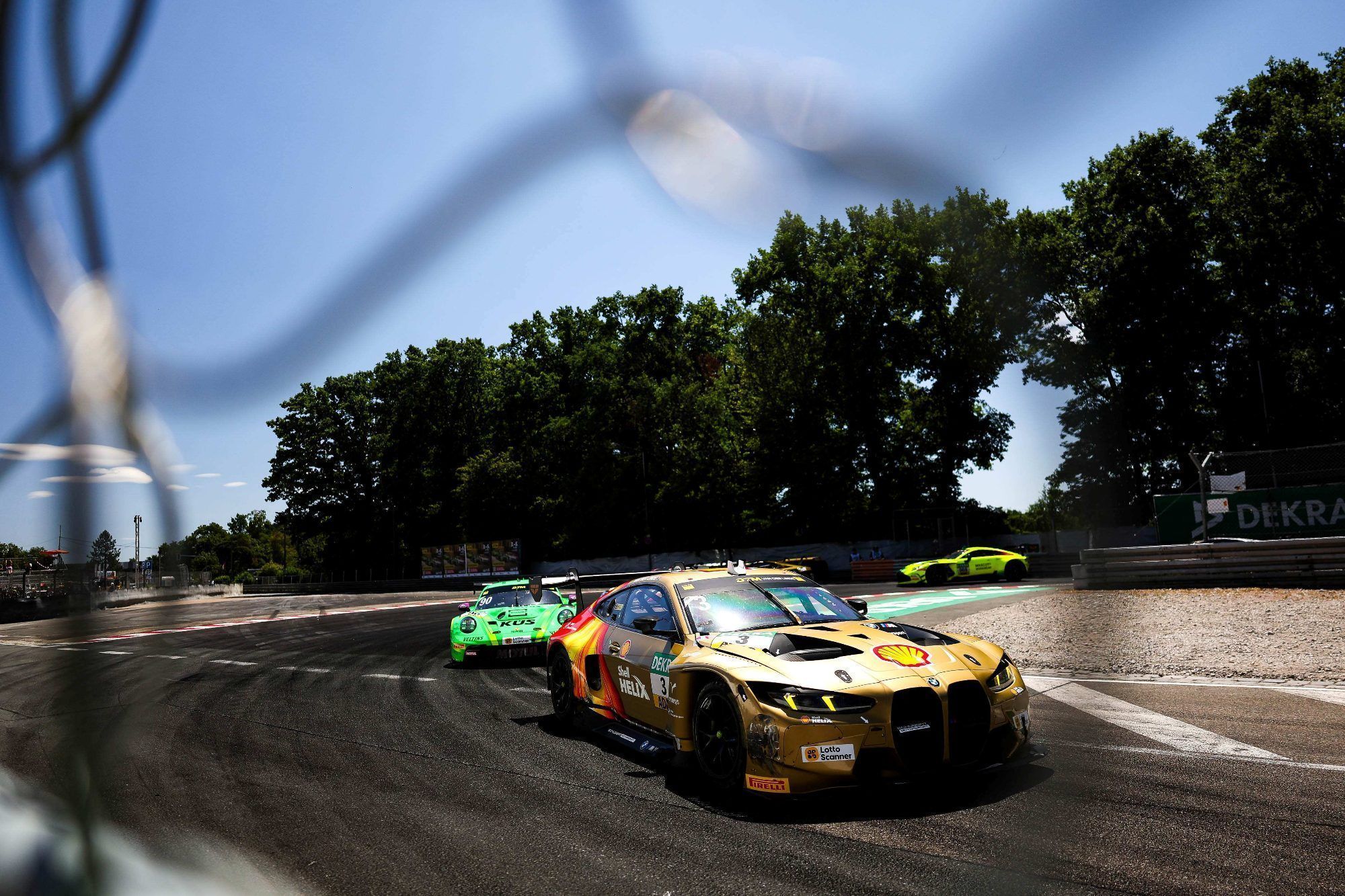 Knapp vor dem Unfall: Kelvin van der Linde auf dem Norisring. Bild: DTM