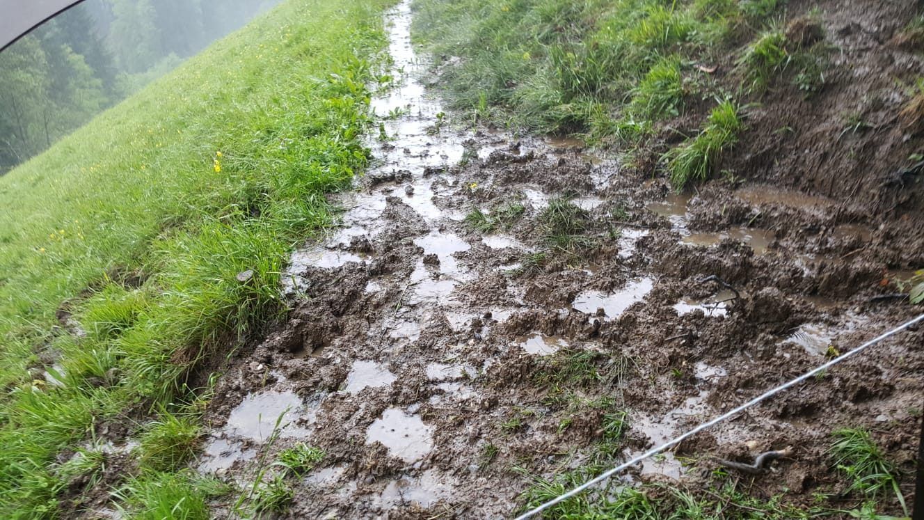 Vor der Sanierung eigentlich unpassierbar