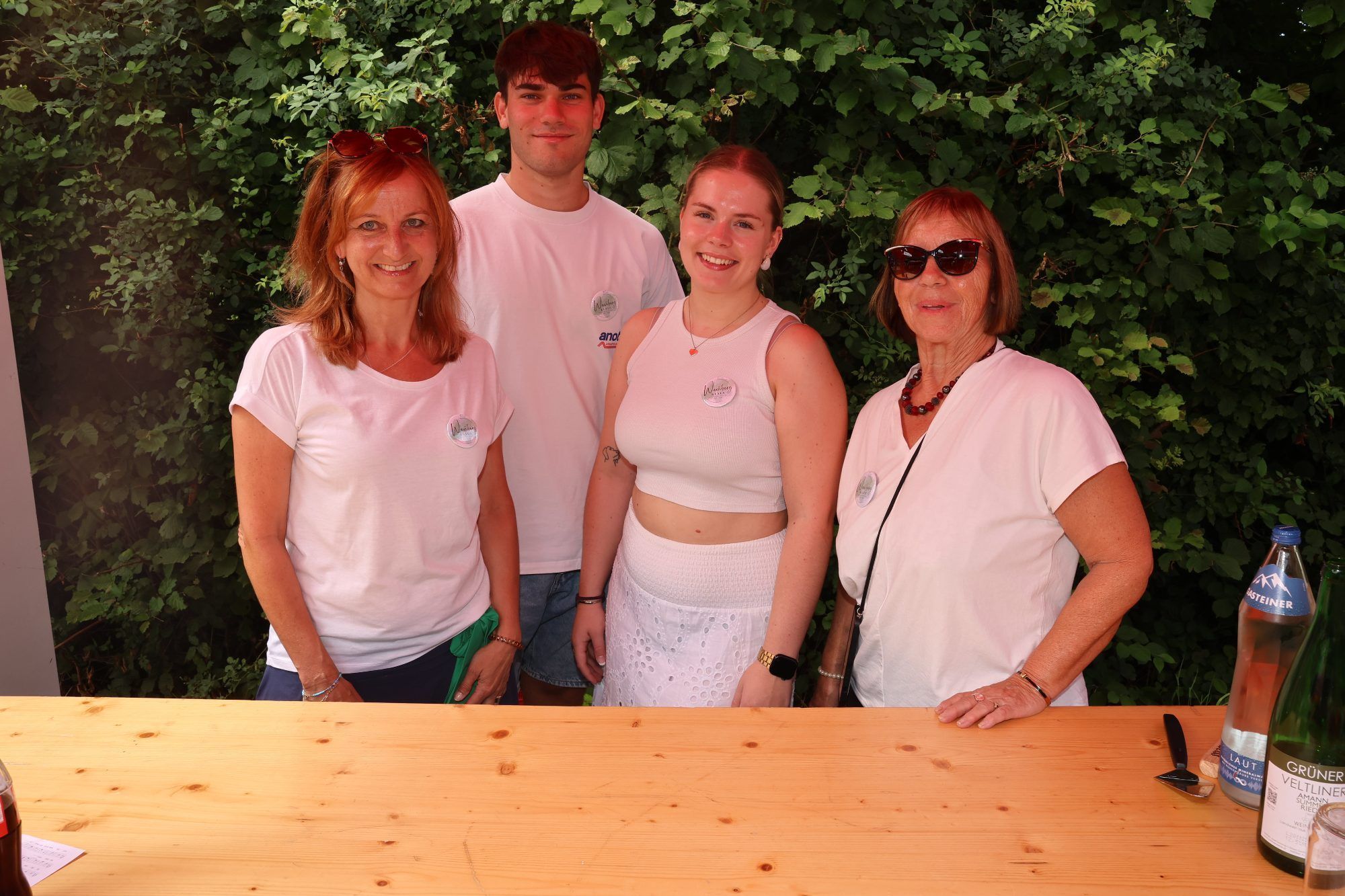 Gertrud Jäger, Florian Kempter, Emilie Setzer und Gabi Längle.