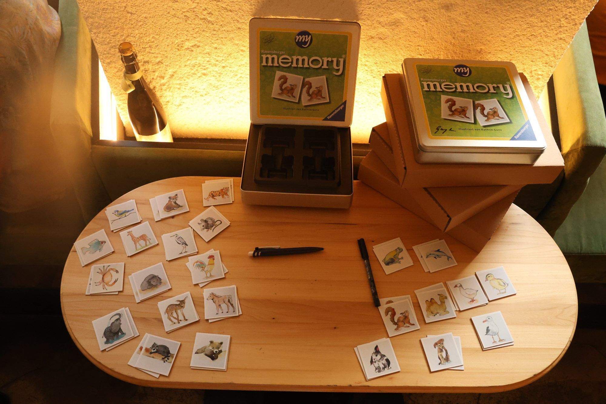 Das Memory-Spiel.