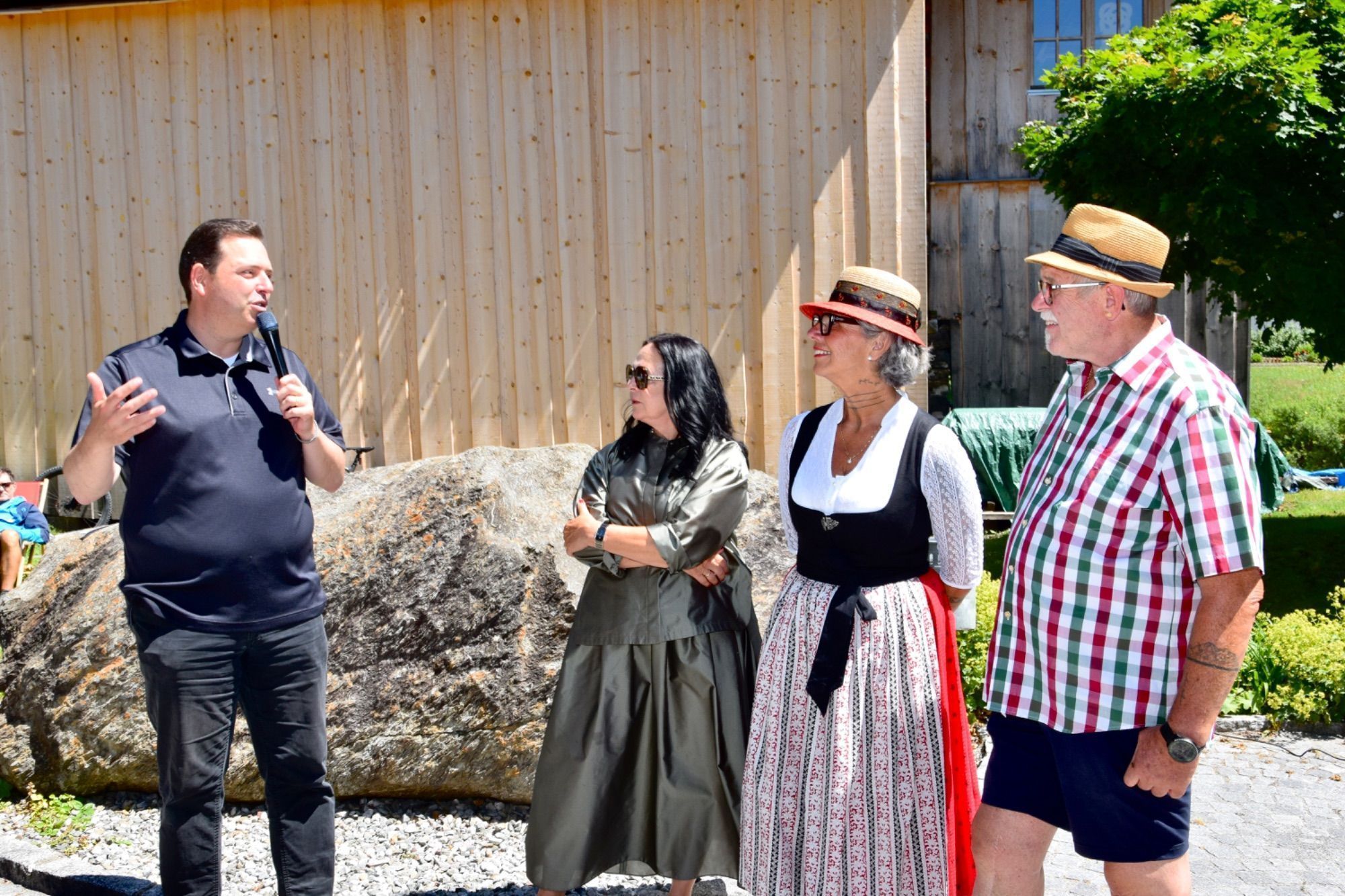 Manuel Bitschnau, Walburga Schneeweiss, Manuela und Heinz Koog