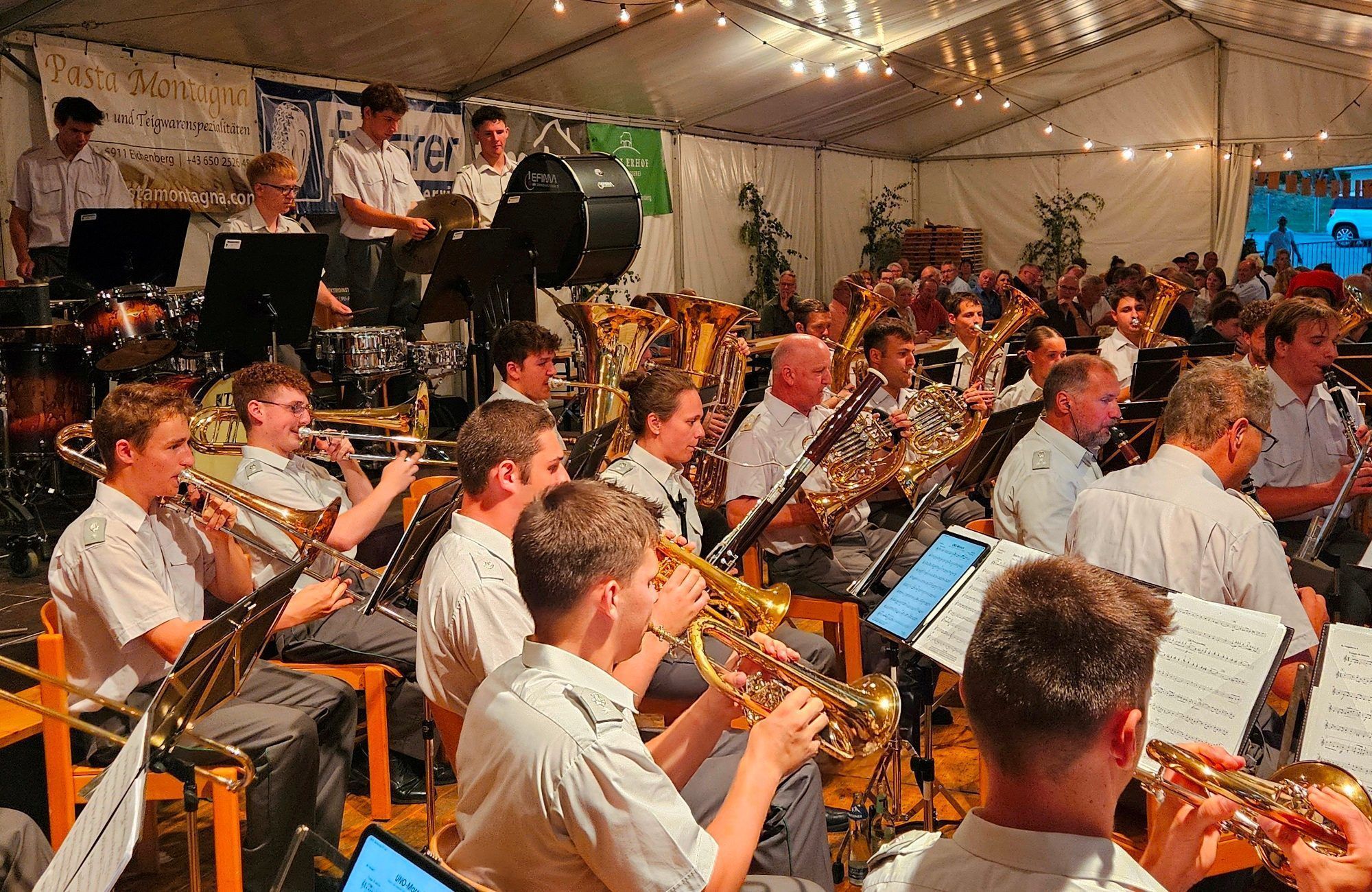 Blasmusik vom Feinsten mit der Militärmusik Vorarlberg beim „Sommerkonzert 2026“ in der langjährigen Garnisonsgemeinde Lochau am Bodensee.