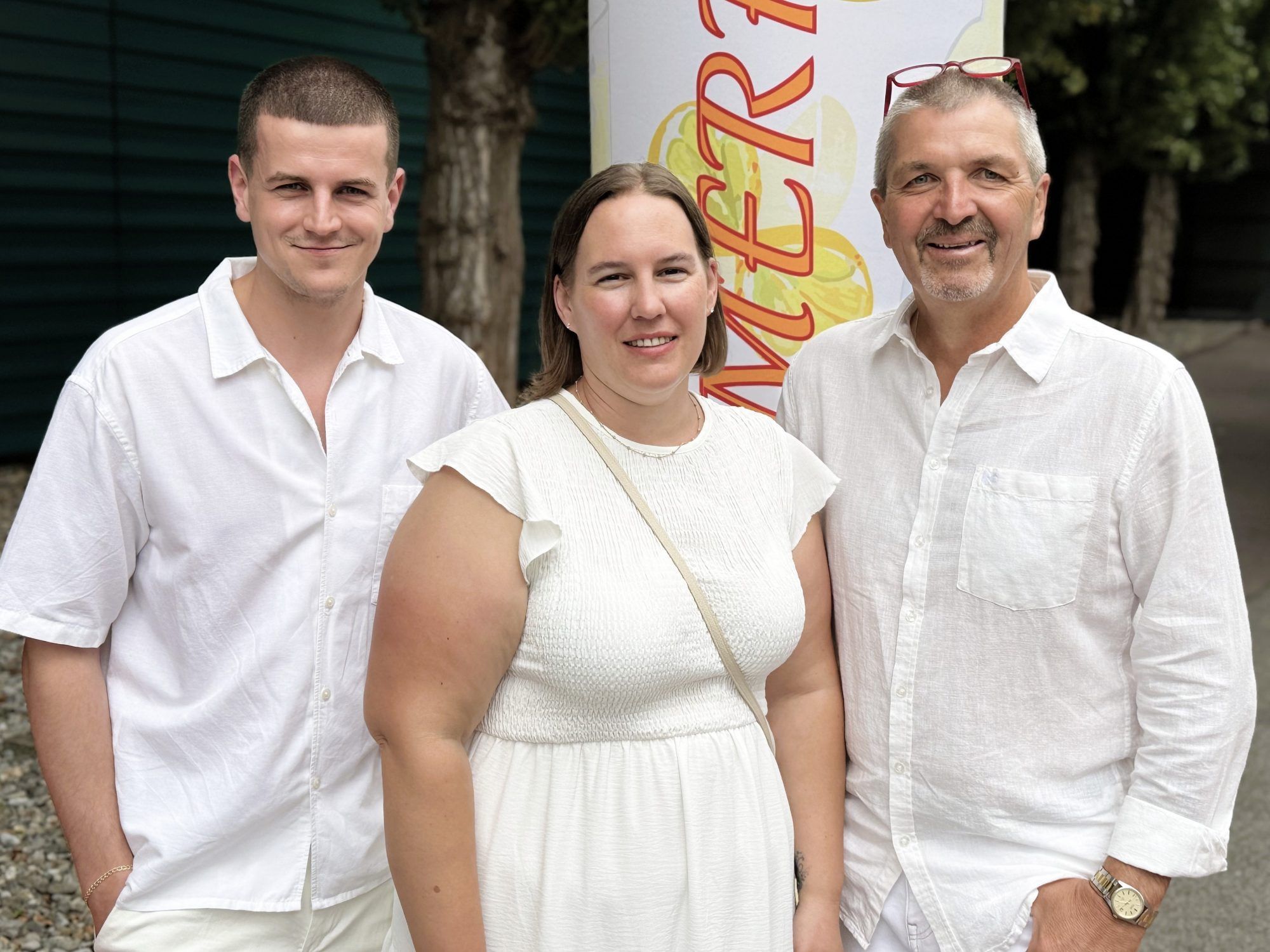 Tobias Bitschnau, Rebecca Miggitsch und Wolfgang Gruber (Agenturen Gruber und Bitschnau).