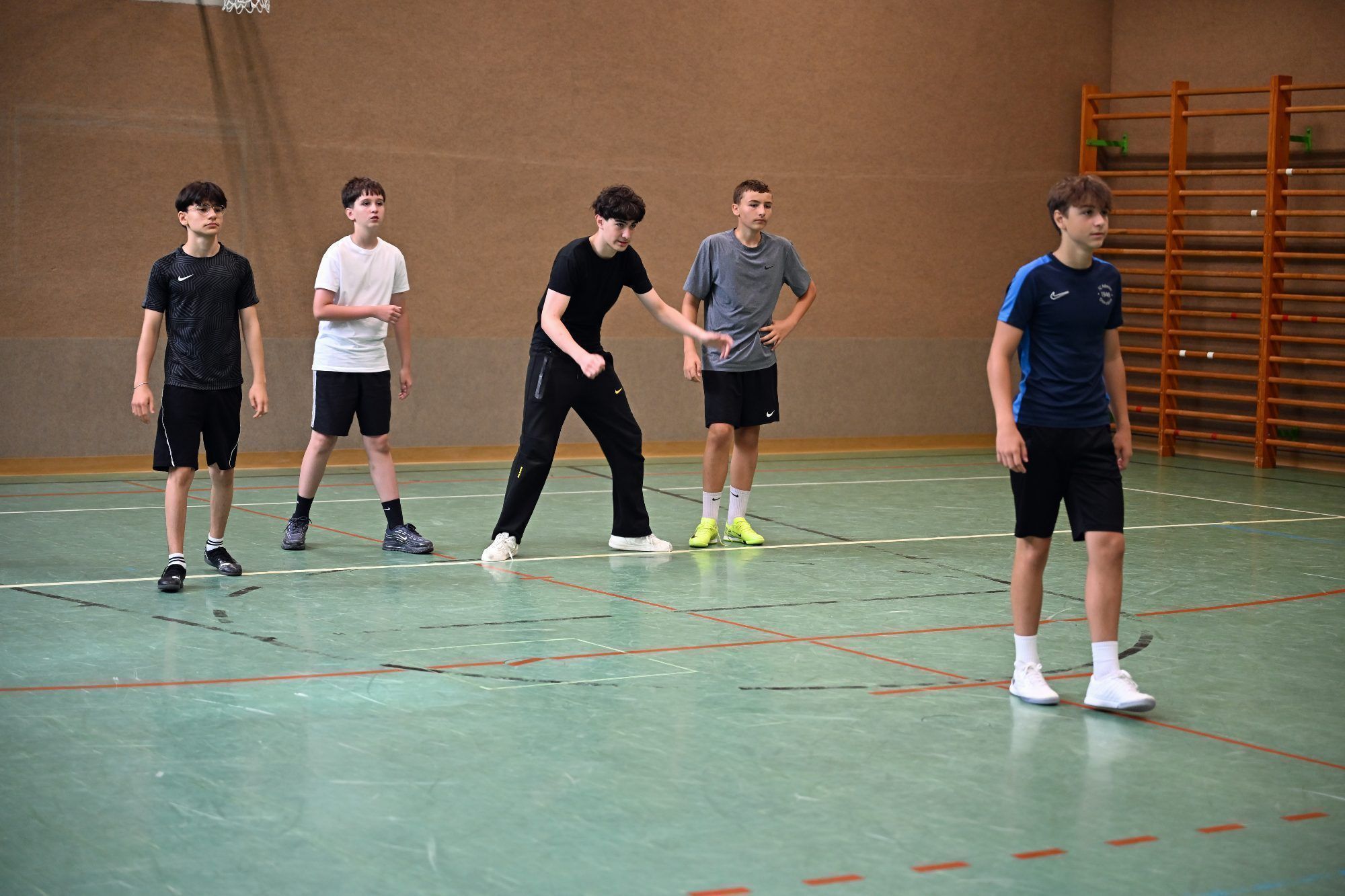 Die spannenden Völkerballspiele sorgten für beste Stimmung in der Turnhalle.
