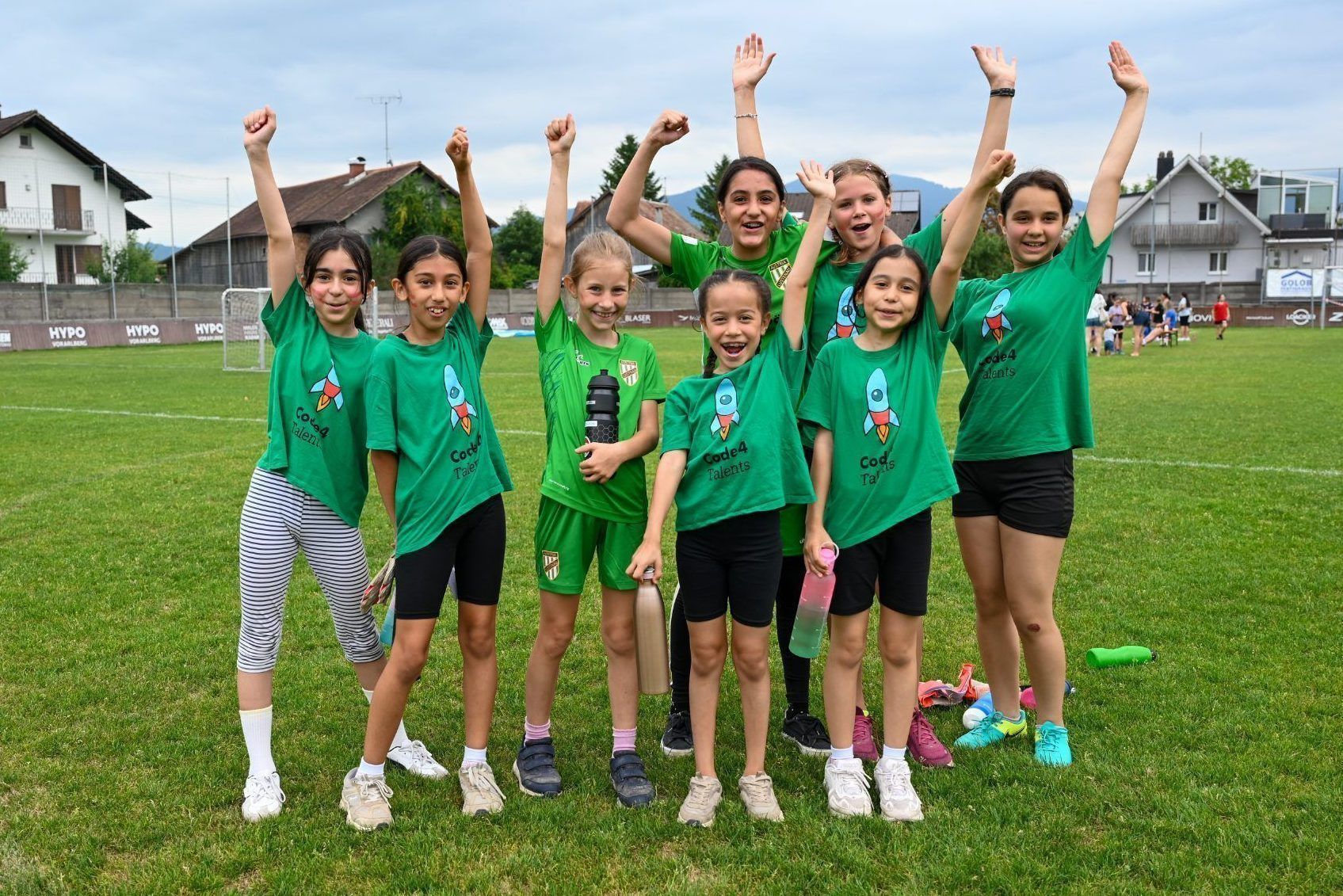 Die 4a der Volksschule Rheindorf ist hochmotiviert.