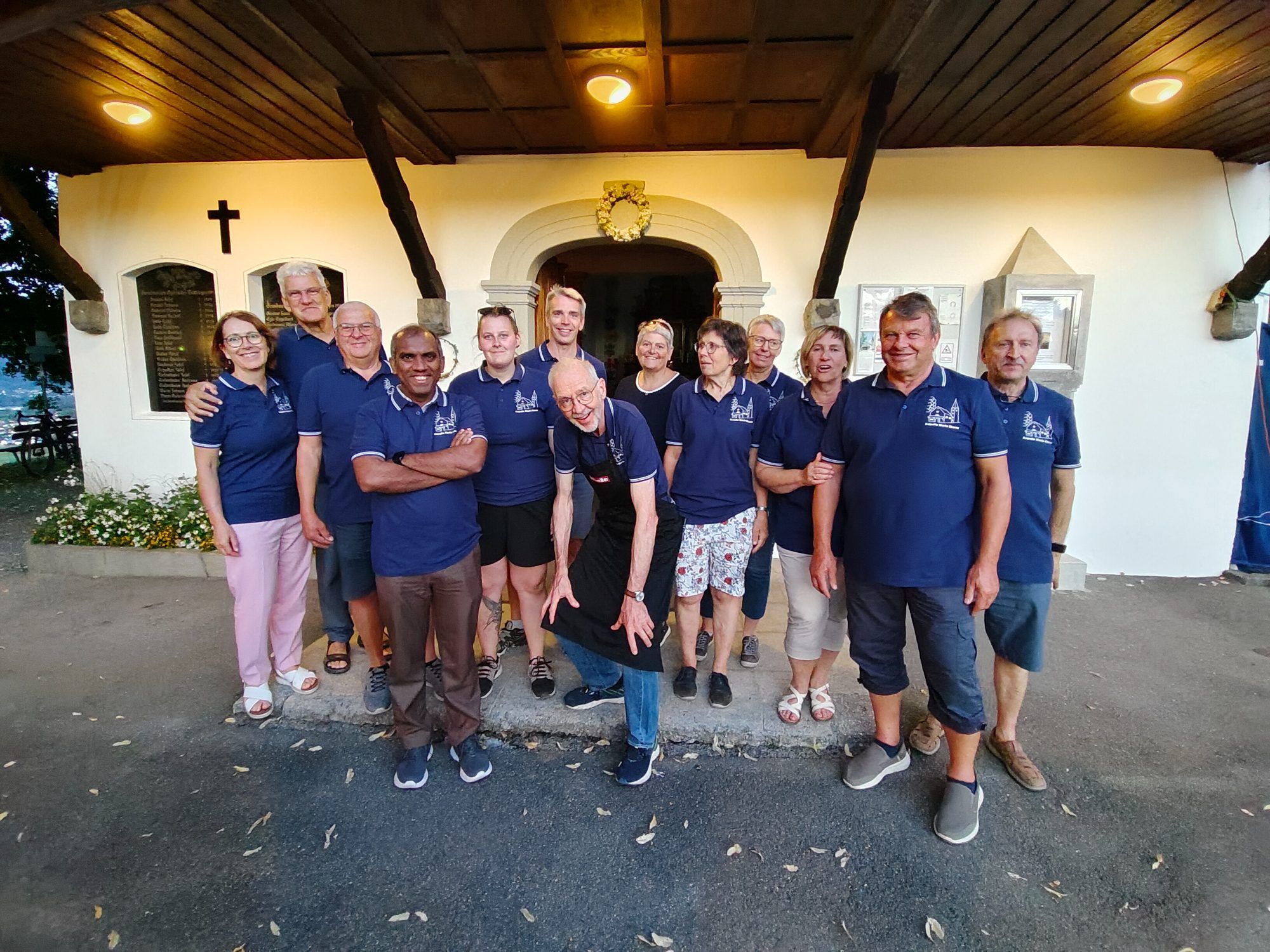 Das engagierte Kapellenteam Maria Ebene legte sich für die Jubiläumsgäste ins Zeugs.