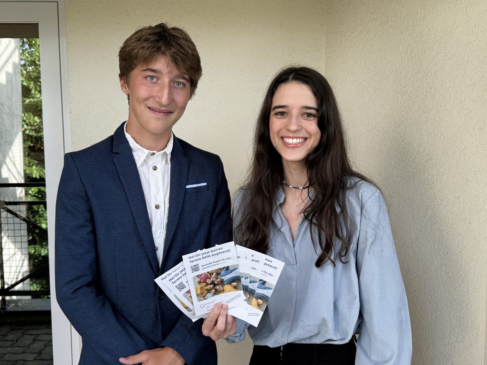 Ferdinand Schenk und Ordinationsassistentin Maria Hermann.