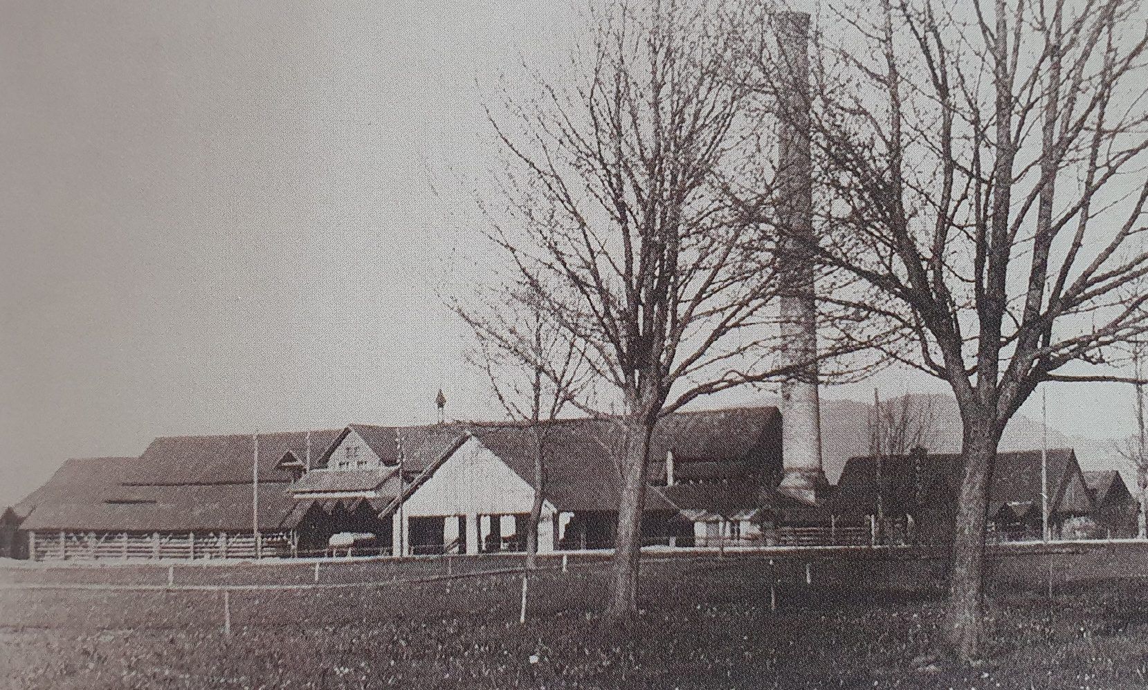 Ziegelei Schmidheiny, später Ochsenreiter, um 1930. Foto Sabine Sutterlüttyütty
