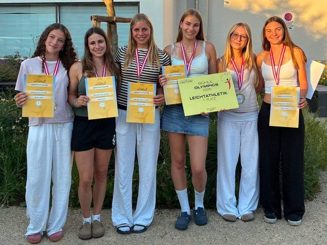 Das Sportgymnasium Dornbirn hat den nationalen Titel in der Leichtathletik erfolgreich verteidigt. PRIVAT