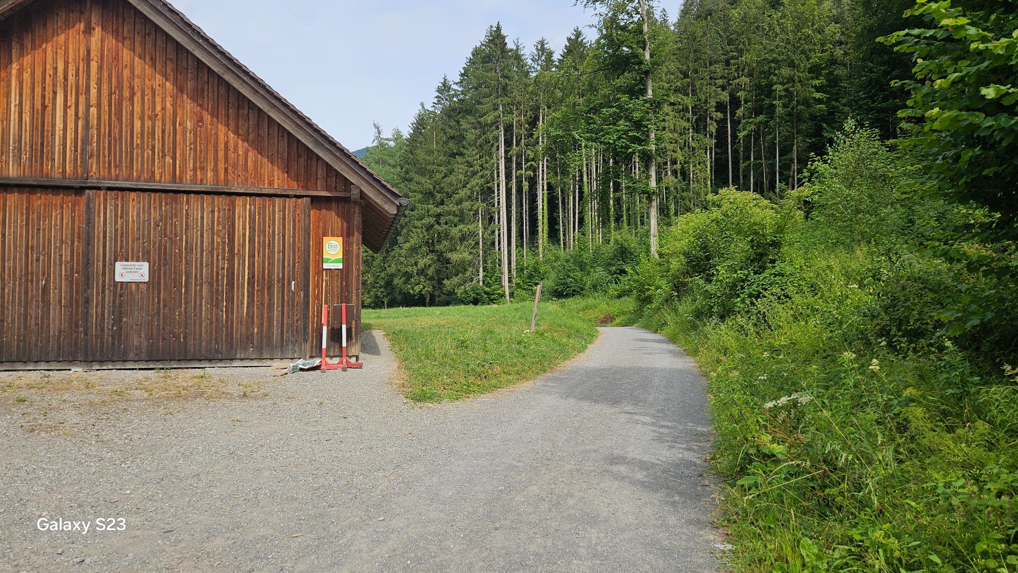Bilderreihe der MTB-Strecke/Wanderweg beginnend bei St. Arbogast - Bild 1 Stäle