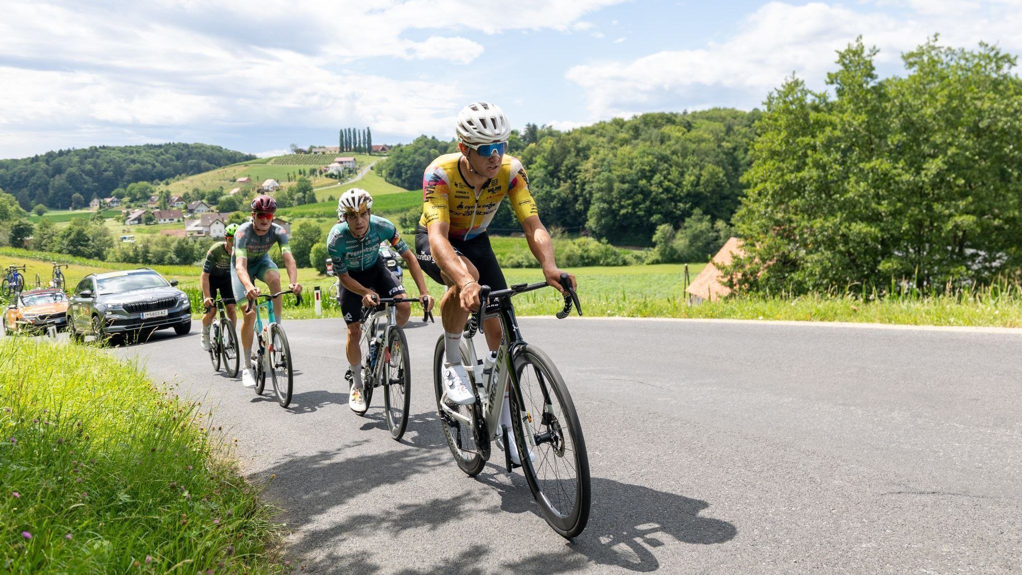 Ländle-Team strahlt im Bergtrikot