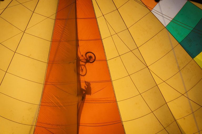 Ballon-Stunt