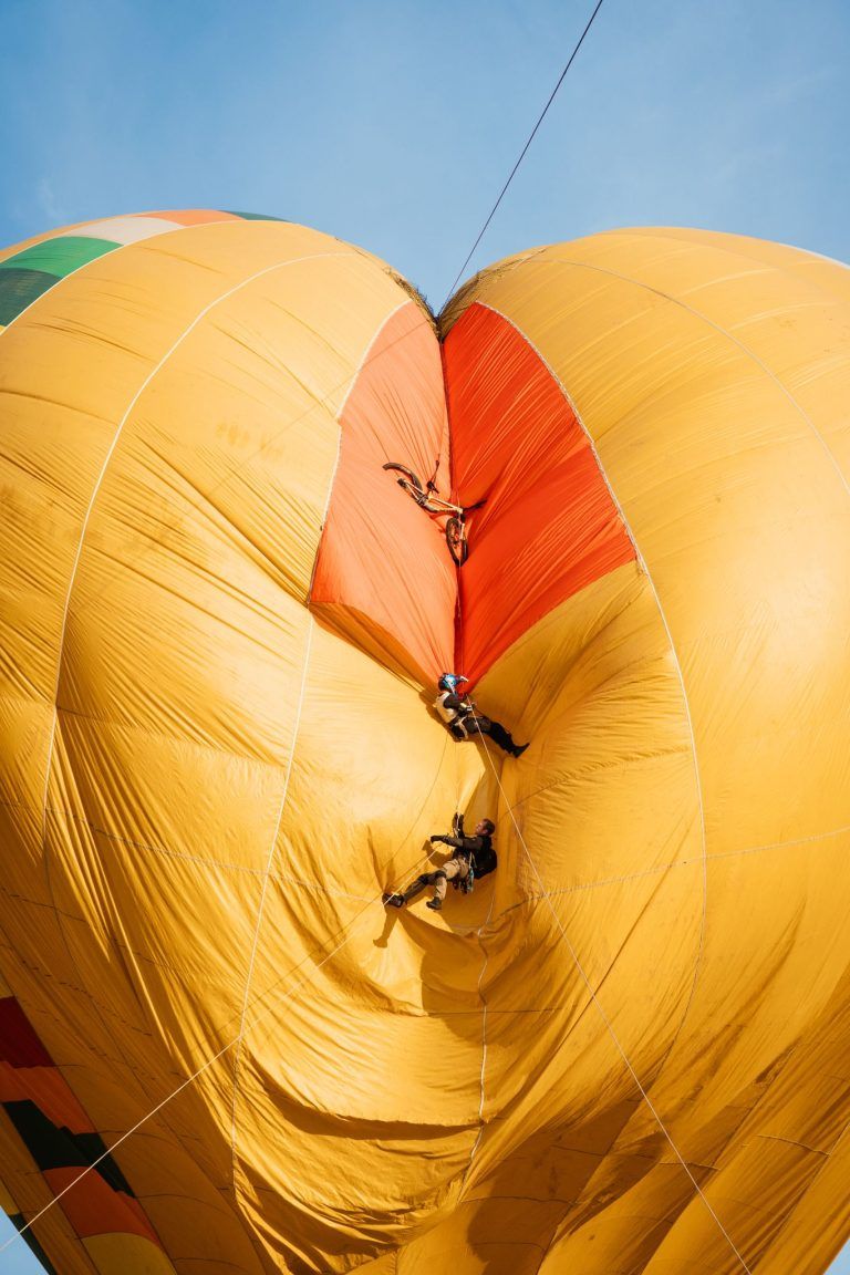 Ballon-Stunt