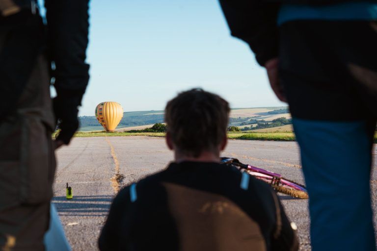 Ballon-Stunt